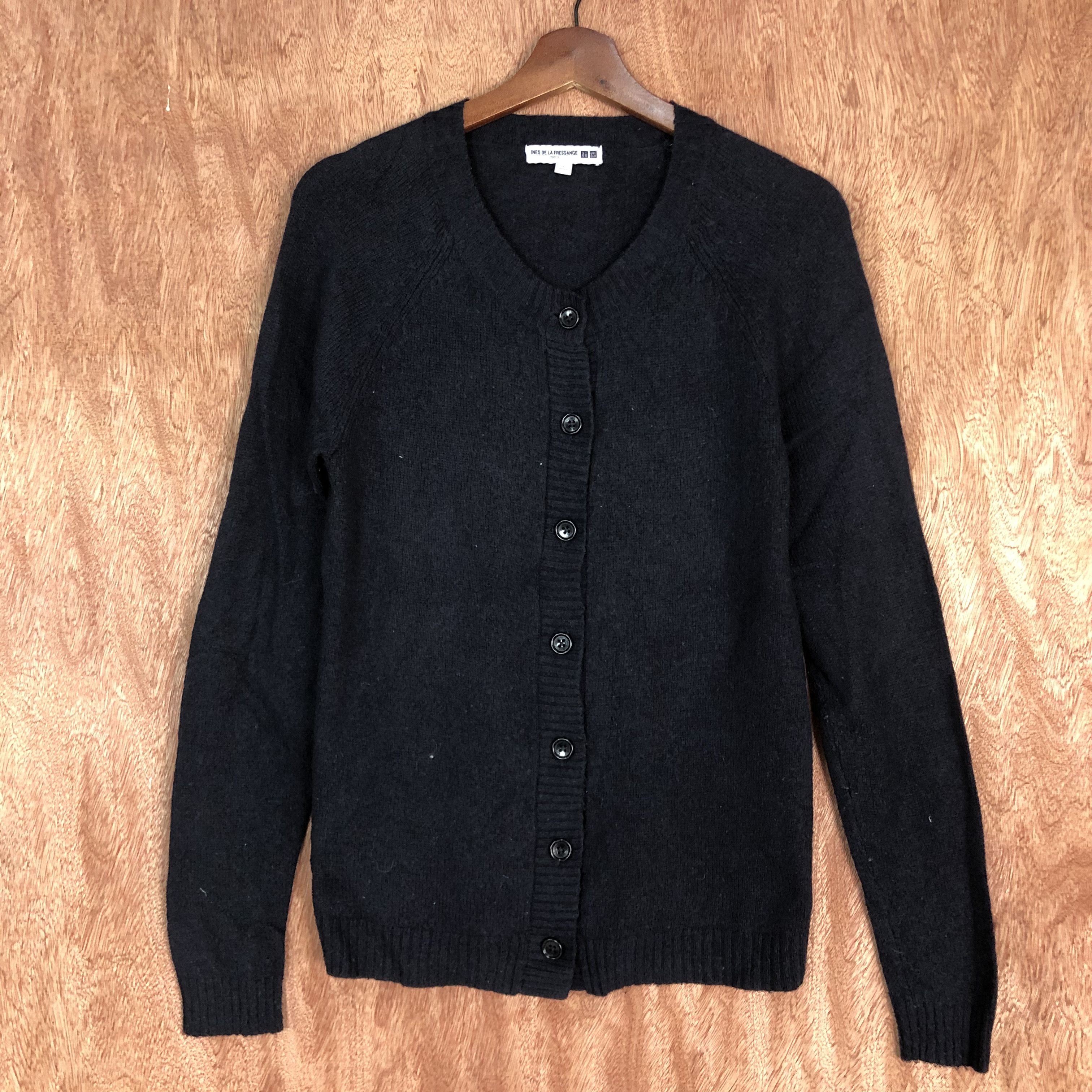 Uniqlo Uniqlo X Ines De La Frassanges Black Cardigan #c495DL Size US L / EU 52-54 / 3 - 3 Thumbnail