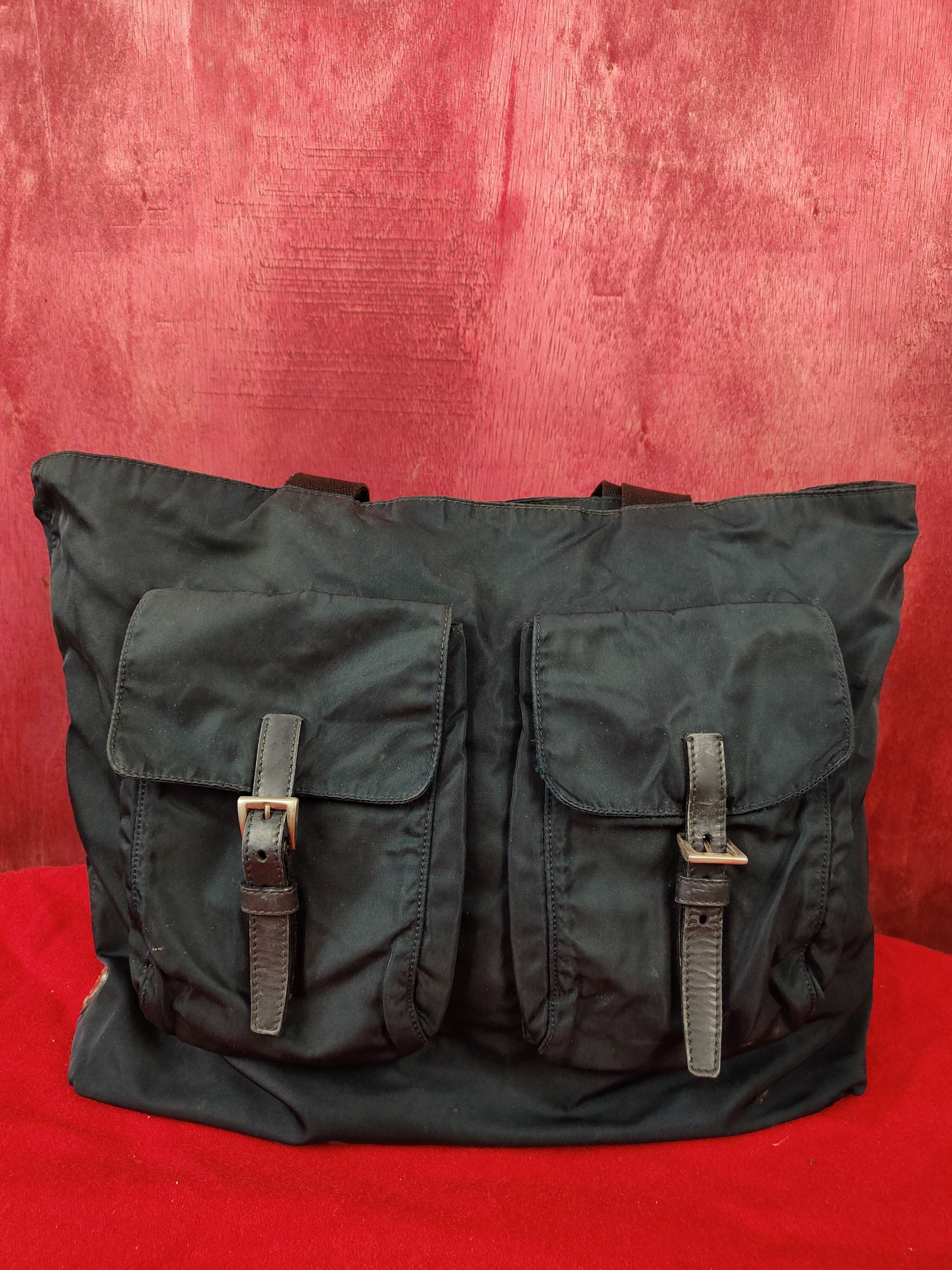 Prada Prada Tote shoulder Bag double pocket #SB013 Size ONE SIZE - 2 Thumbnail