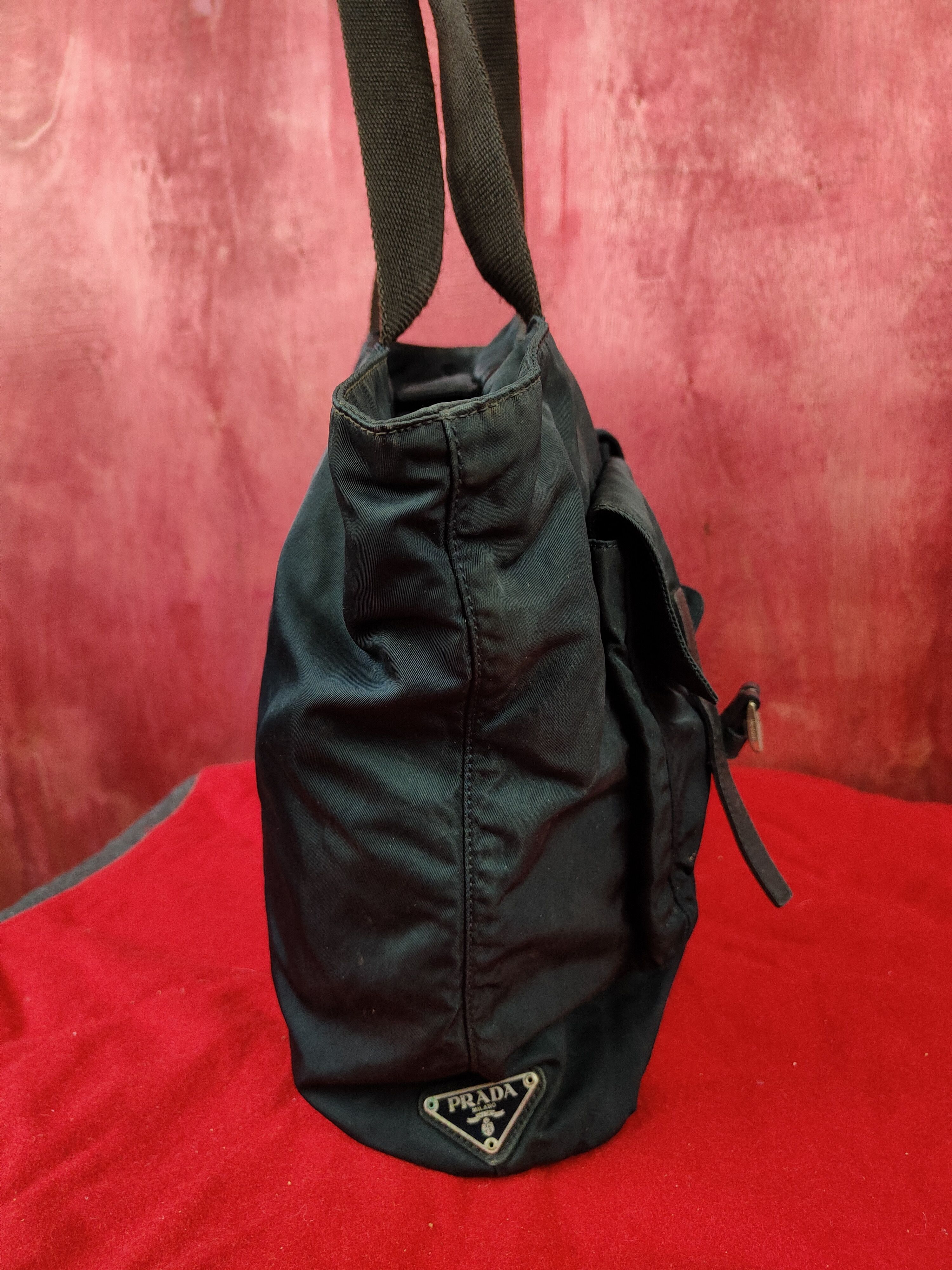 Prada Prada Tote shoulder Bag double pocket #SB013 Size ONE SIZE - 9 Thumbnail