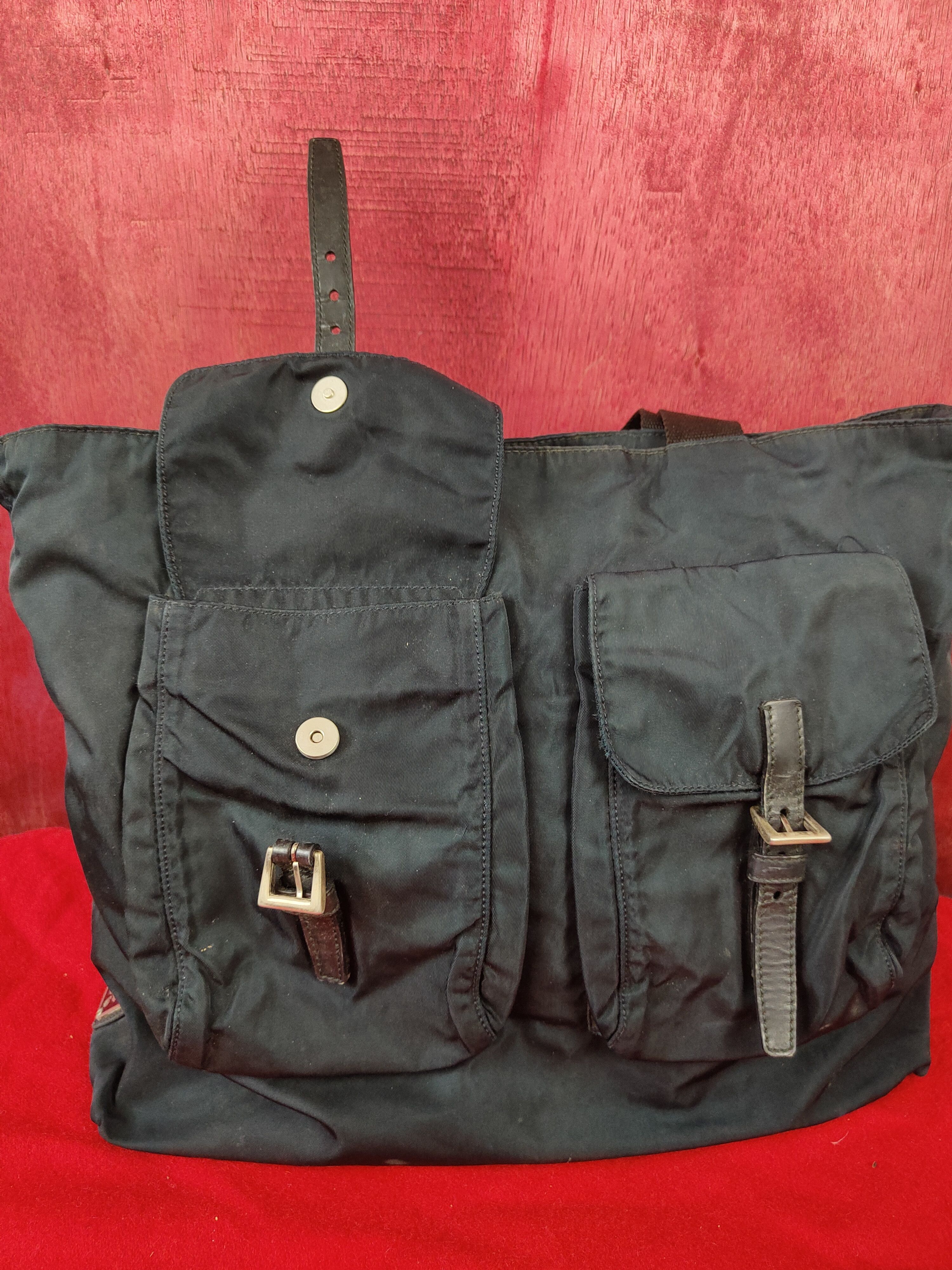 Prada Prada Tote shoulder Bag double pocket #SB013 Size ONE SIZE - 5 Thumbnail