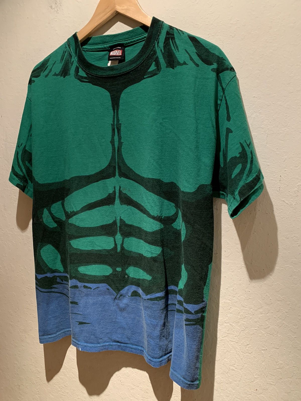 Mad Engine × Marvel Comics × Vintage *RARE* Vintage Marvel Mad Engine Incredible Hulk AOP Shirt L Size US L / EU 52-54 / 3 - 1 Thumbnail