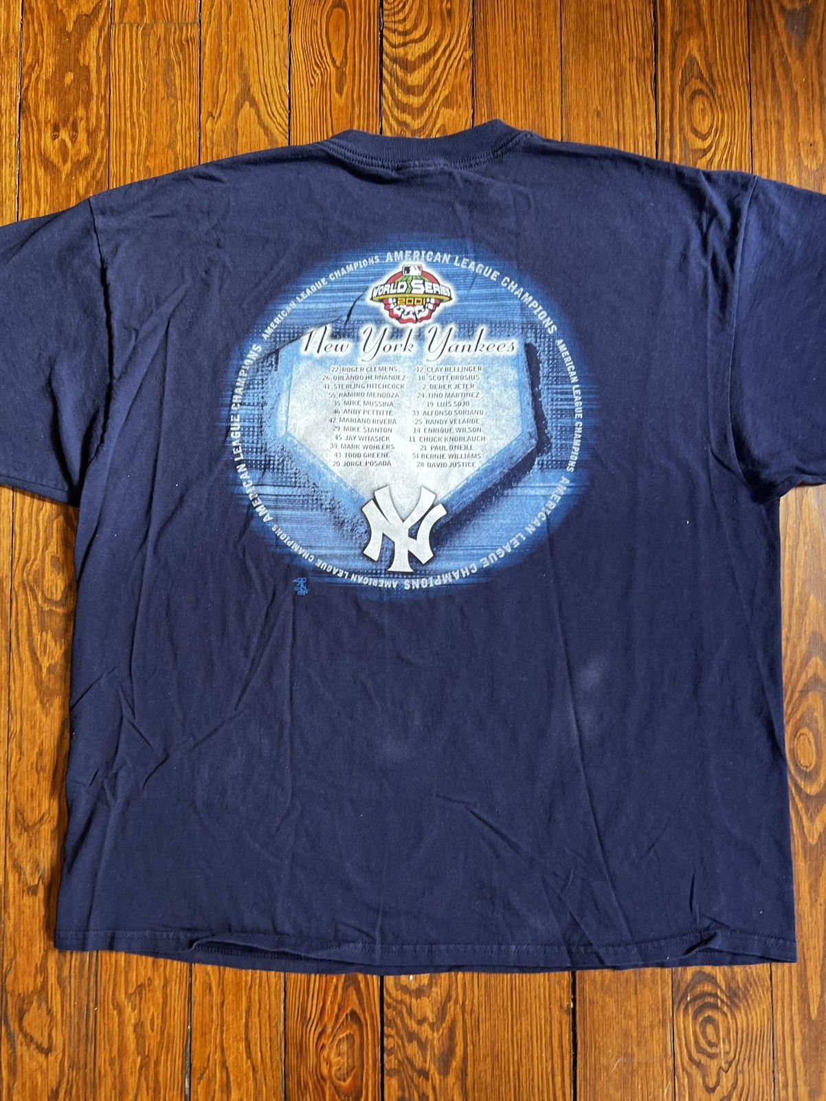 New York Yankees × Vintage Vintage 2001 New York Yankees Champions Shirt Size US XXL / EU 58 / 5 - 5 Thumbnail