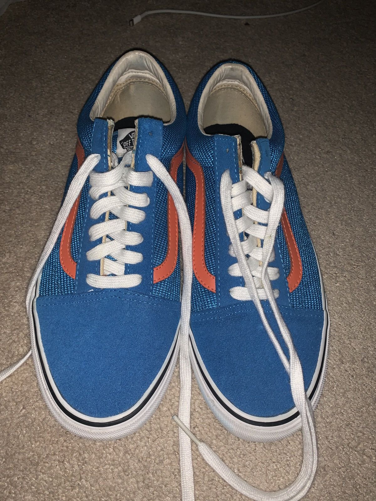 Supreme Supreme Vans Blue Old Skool Shoes SS 11 | Grailed