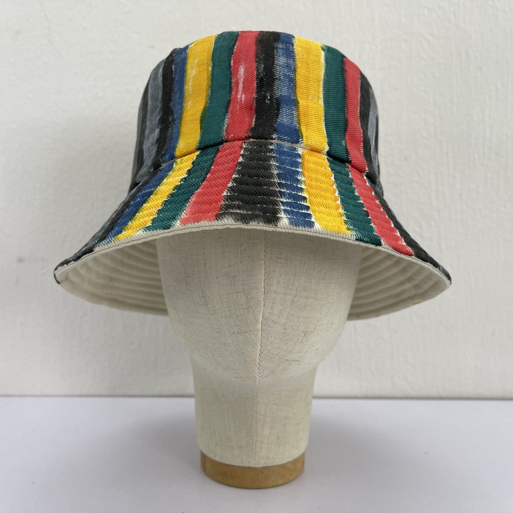 Vintage Unknown Custom Made Painted Bucket Hats-BH4190 Size ONE SIZE - 1 Thumbnail