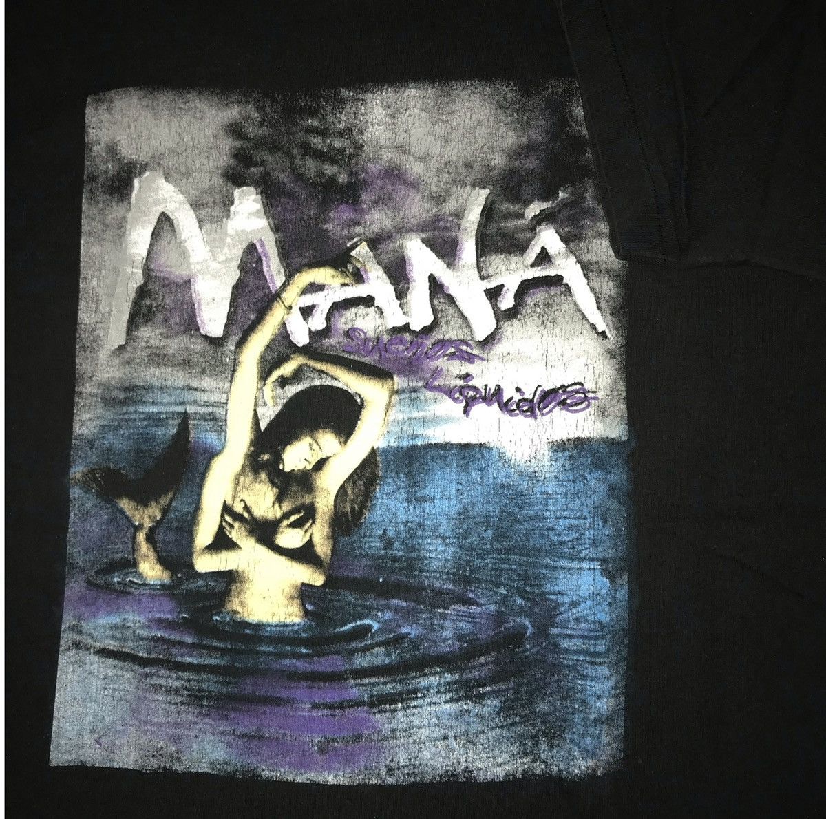 Band Tees × Vintage Vintage Mana Sueños Liquidos Mermaid T-shirt Size US XL / EU 56 / 4 - 3 Thumbnail