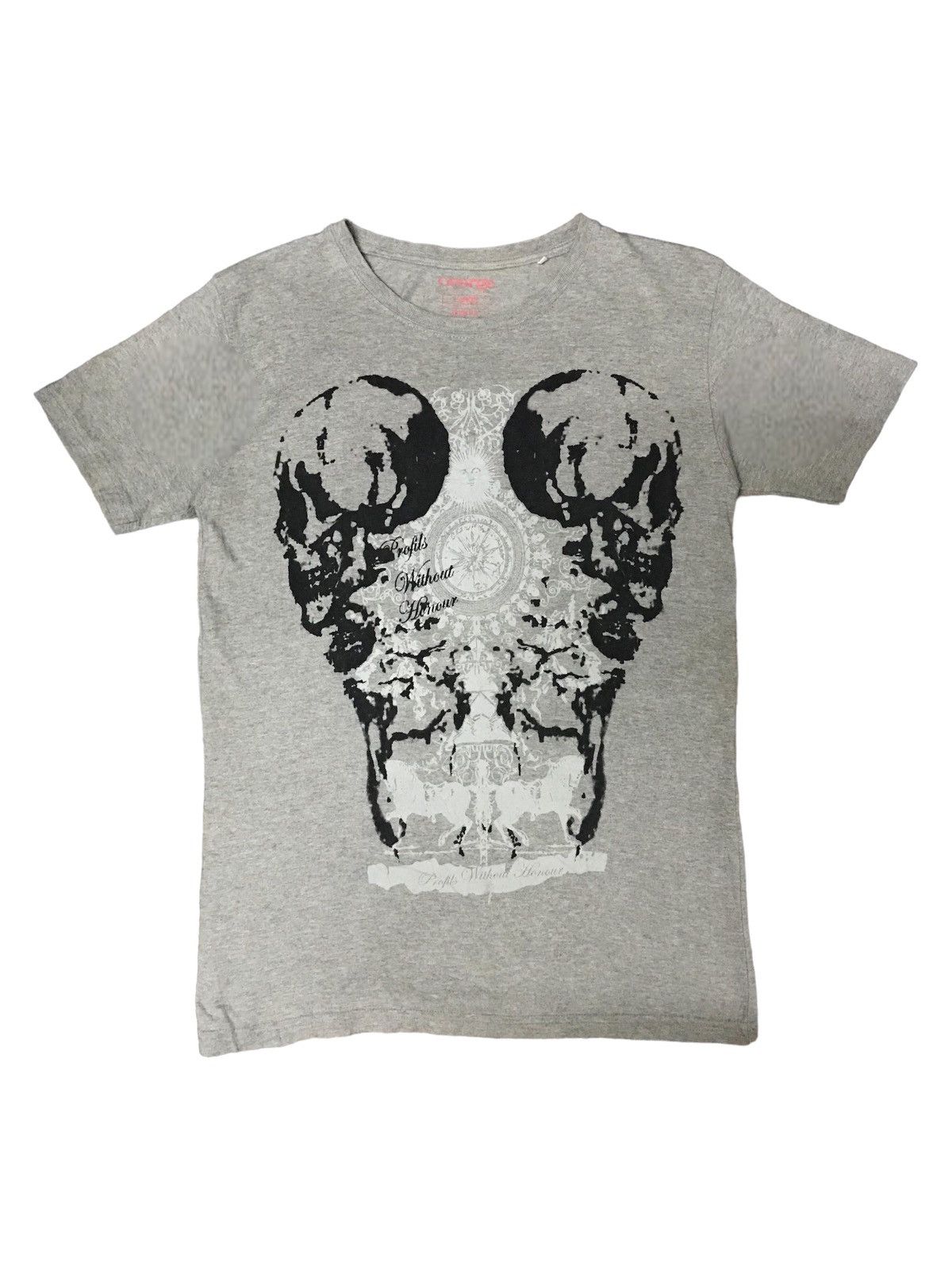 20471120 × Japanese Brand George Japan Brand Double Skulls On The Fire Tee Size US S / EU 44-46 / 1 - 1 Thumbnail