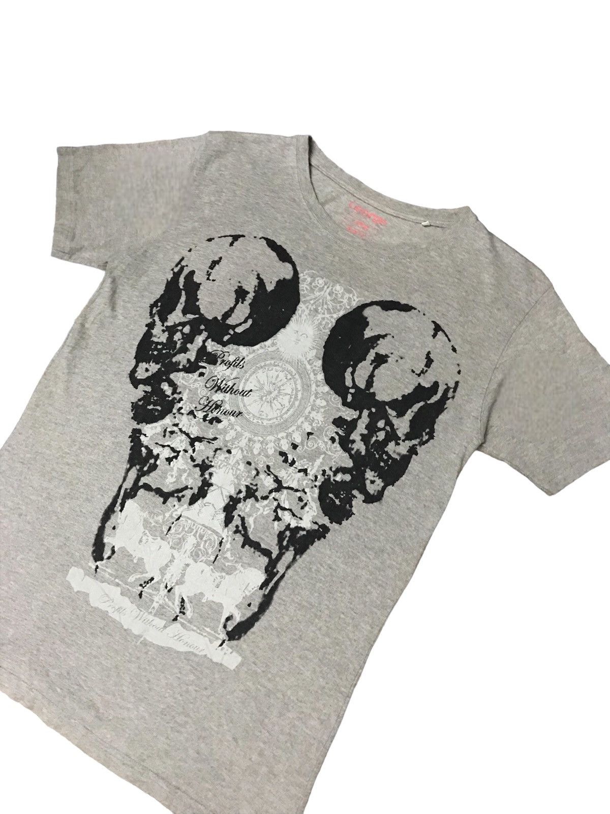 20471120 × Japanese Brand George Japan Brand Double Skulls On The Fire Tee Size US S / EU 44-46 / 1 - 2 Thumbnail