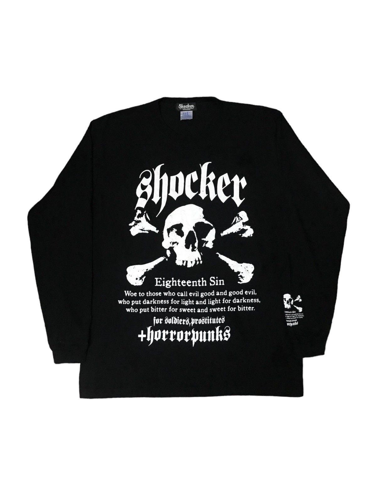 Other Shocker Japan Shirt Poem Eighteen Years of Evil Sin Horror Size US M / EU 48-50 / 2 - 2 Thumbnail
