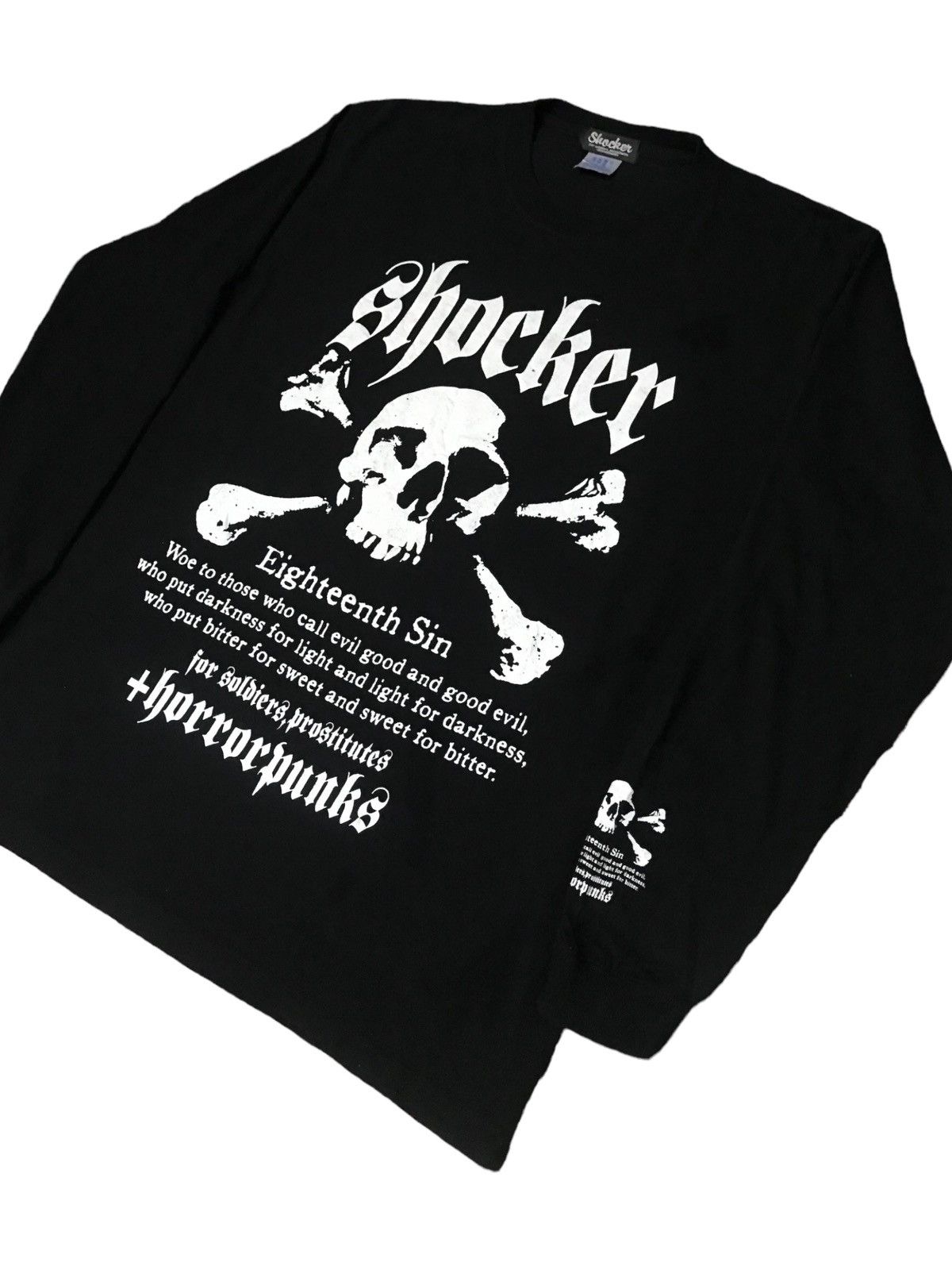 Other Shocker Japan Shirt Poem Eighteen Years of Evil Sin Horror Size US M / EU 48-50 / 2 - 3 Thumbnail