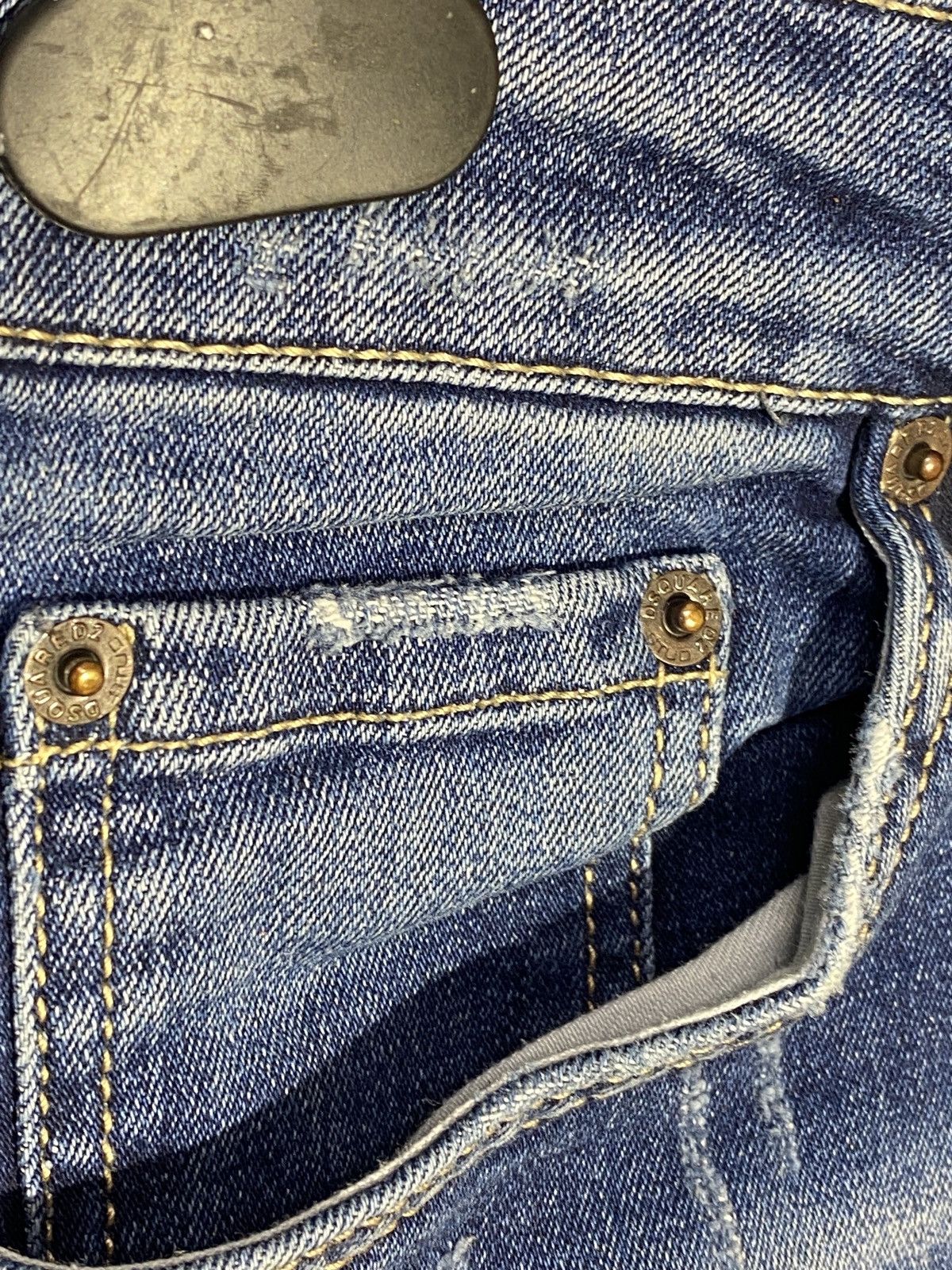 Dsquared2 Dsquared2 Distressed Denim Caten Twins Patches Jeans Size 46 Size US 30 / EU 46 - 4 Thumbnail