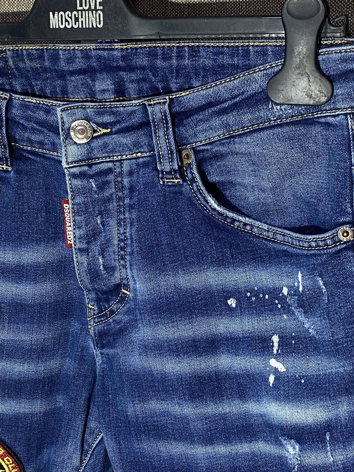 Dsquared2 Dsquared2 Distressed Denim Caten Twins Patches Jeans Size 46 Size US 30 / EU 46 - 2 Thumbnail