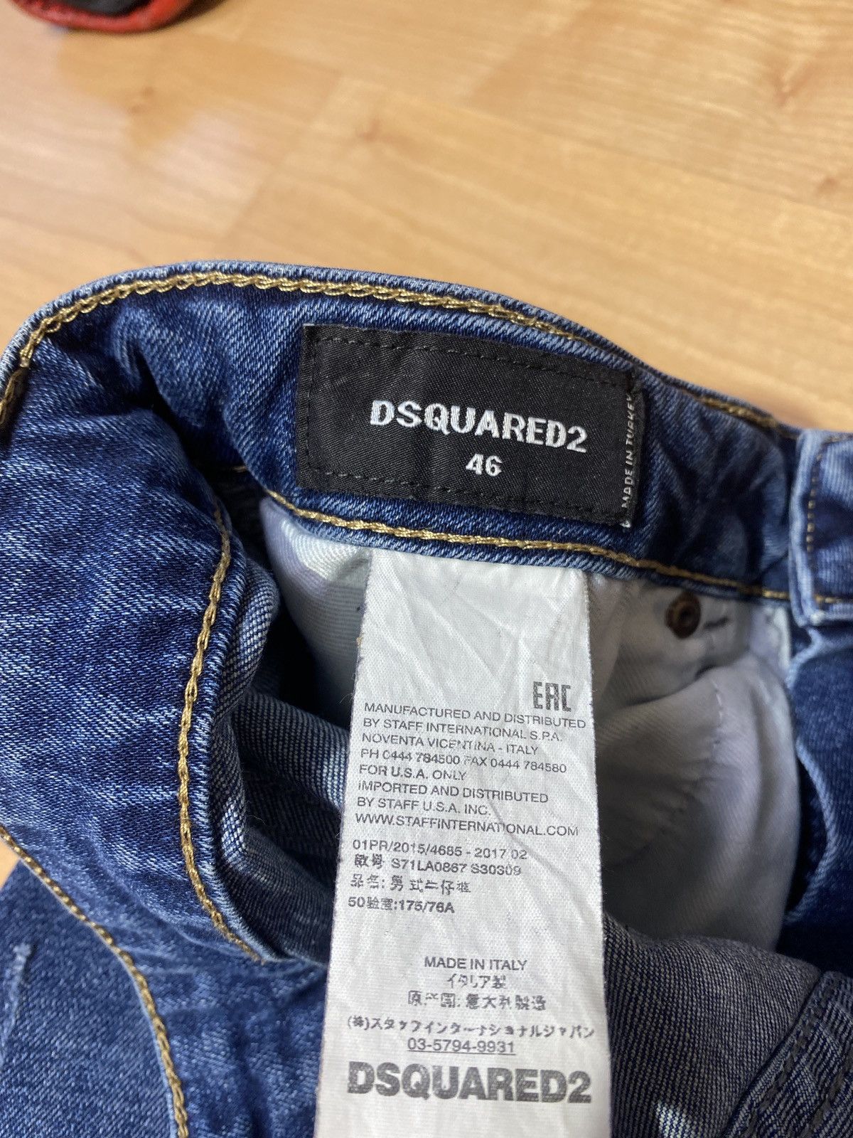 Dsquared2 Dsquared2 Distressed Denim Caten Twins Patches Jeans Size 46 Size US 30 / EU 46 - 8 Thumbnail