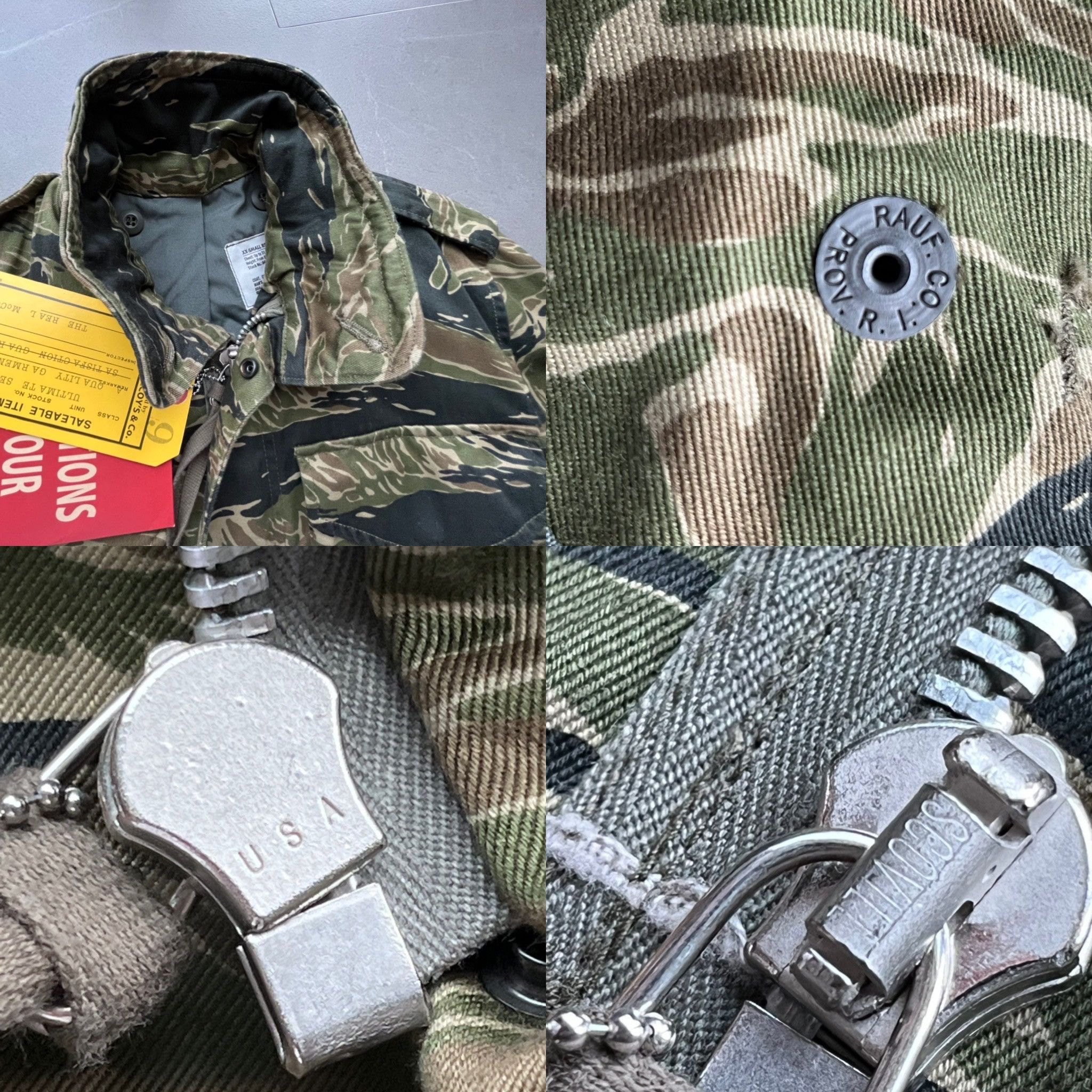 The Real McCoy's The Real Mccoys Japan Made TADPOLE Camouflage Army Jacket Size US XXS / EU 40 - 22 Thumbnail