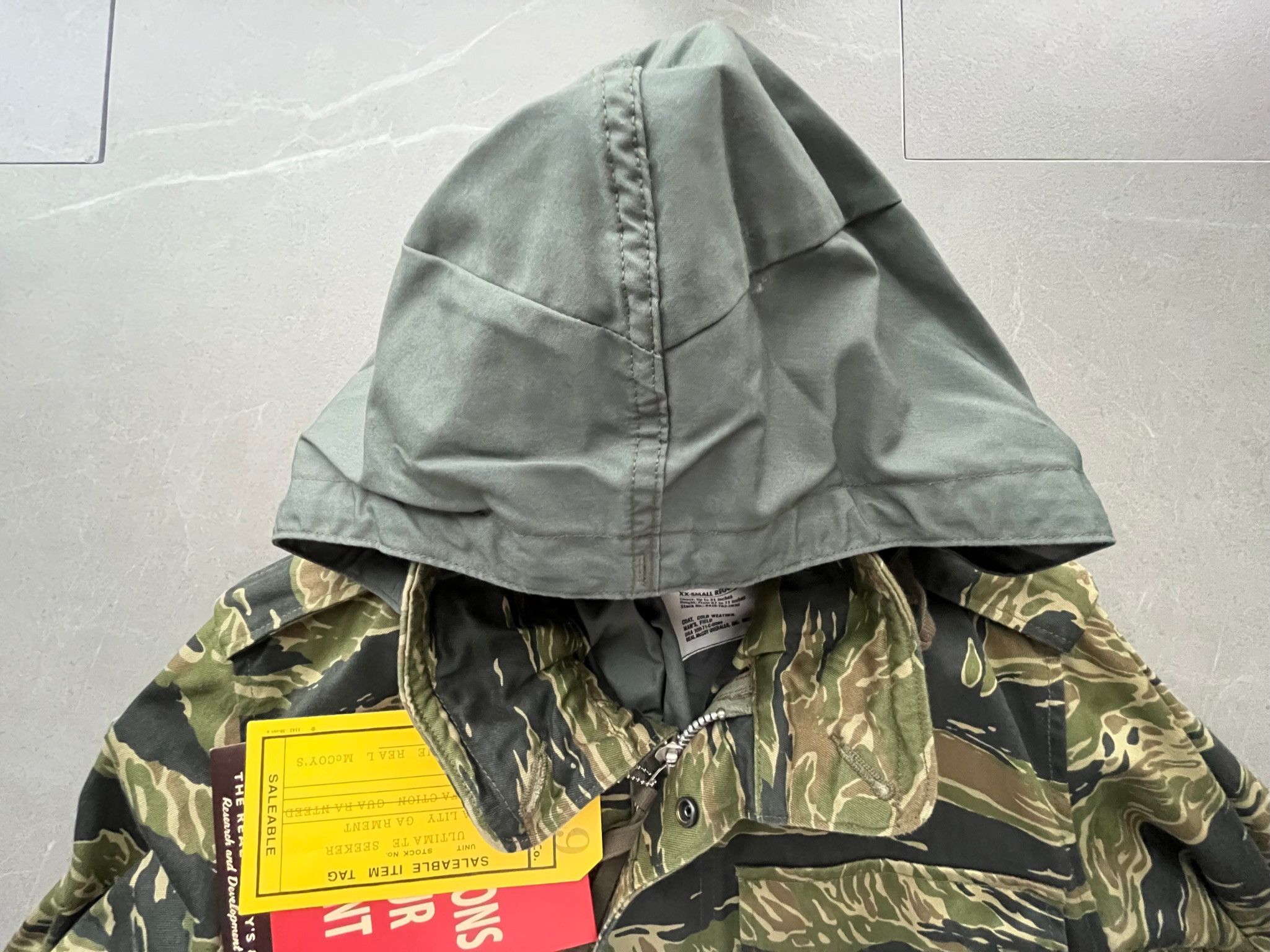 The Real McCoy's The Real Mccoys Japan Made TADPOLE Camouflage Army Jacket Size US XXS / EU 40 - 14 Thumbnail