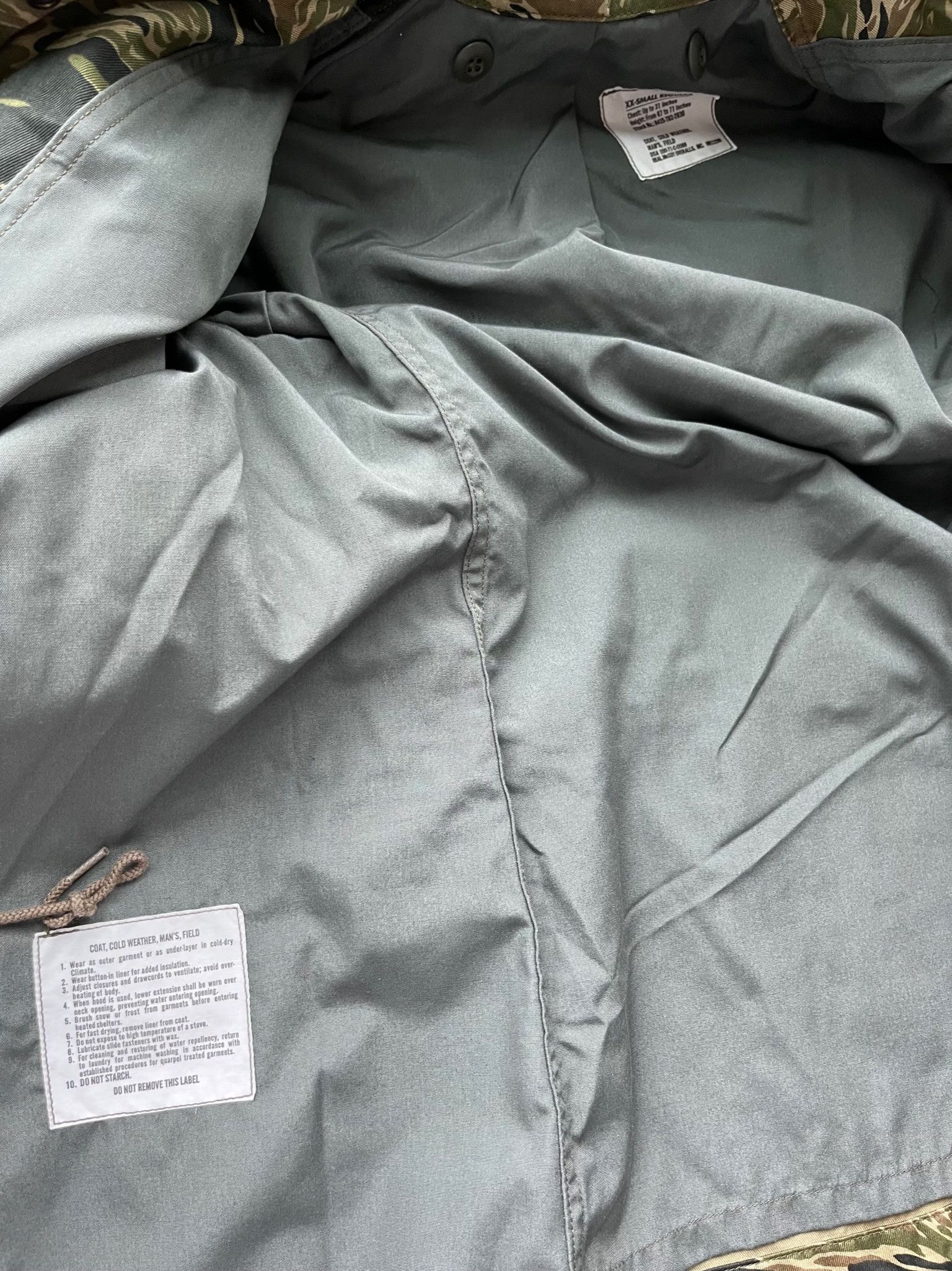 The Real McCoy's The Real Mccoys Japan Made TADPOLE Camouflage Army Jacket Size US XXS / EU 40 - 23 Thumbnail
