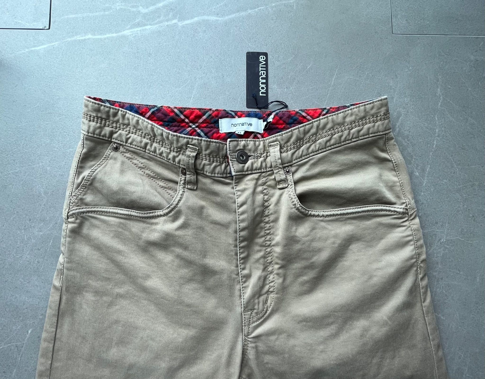 Nonnative NONNATIVE Japan Mens Slim Cut Khaki Pants Size US 30 / EU 46 - 4 Thumbnail