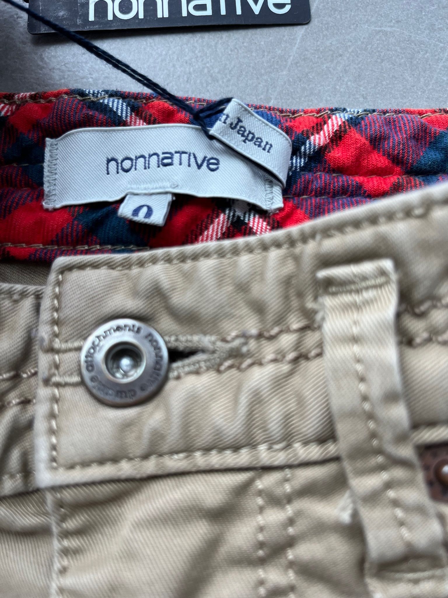 Nonnative NONNATIVE Japan Mens Slim Cut Khaki Pants Size US 30 / EU 46 - 18 Thumbnail