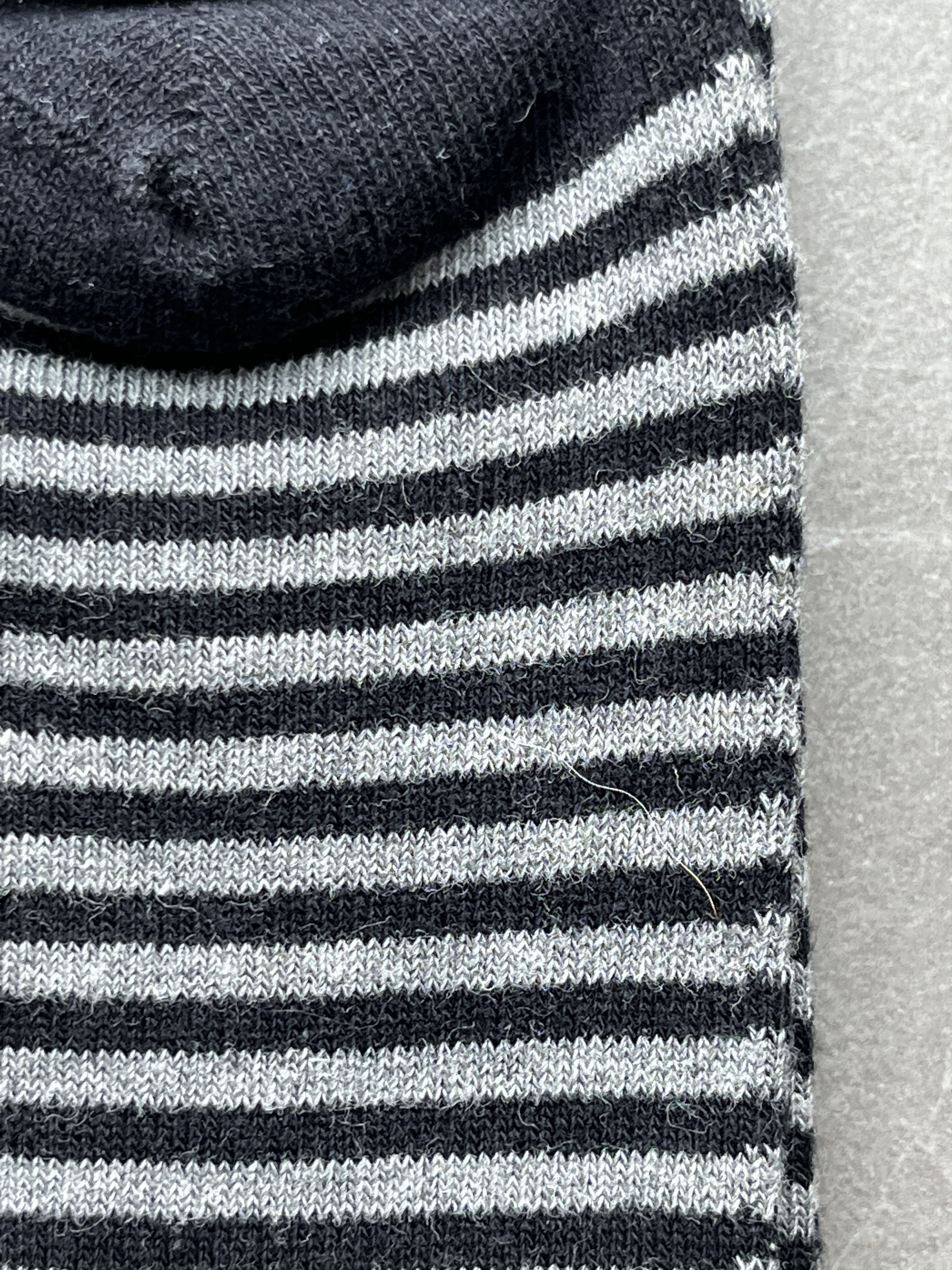 Muji MUJI Japan Cotton Mens Artist Minimal Stripe Socks x 2 pairs Size ONE SIZE - 5 Thumbnail