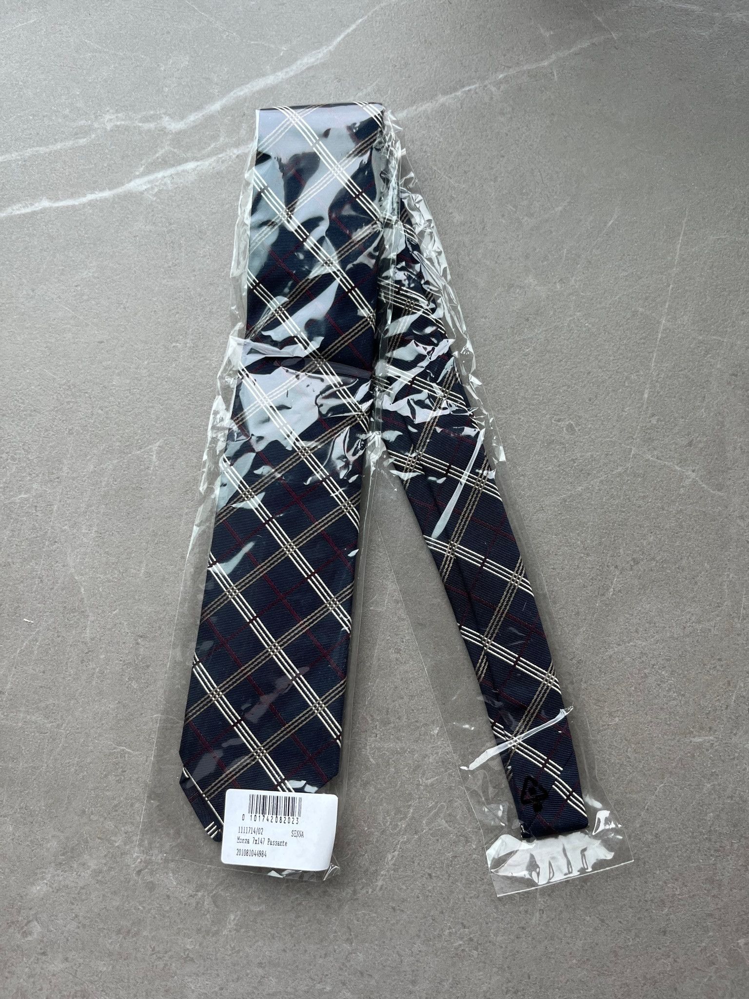 Altea Altea Milano Italy Made Mens Checker Ivy League Neck Tie Size ONE SIZE - 10 Thumbnail