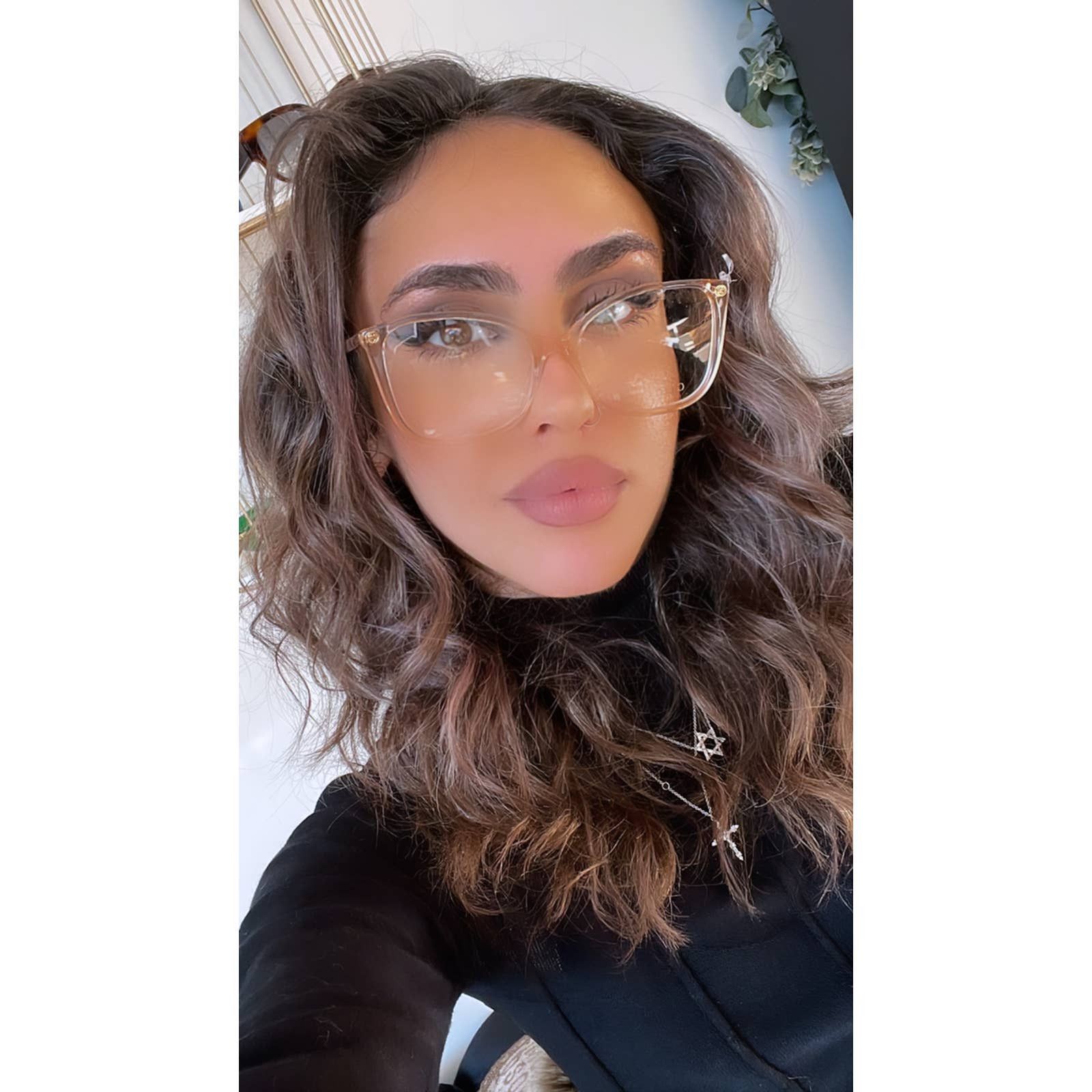 Gucci NEW Gucci GG0026O Nude Square Cat Eye Eyeglasses