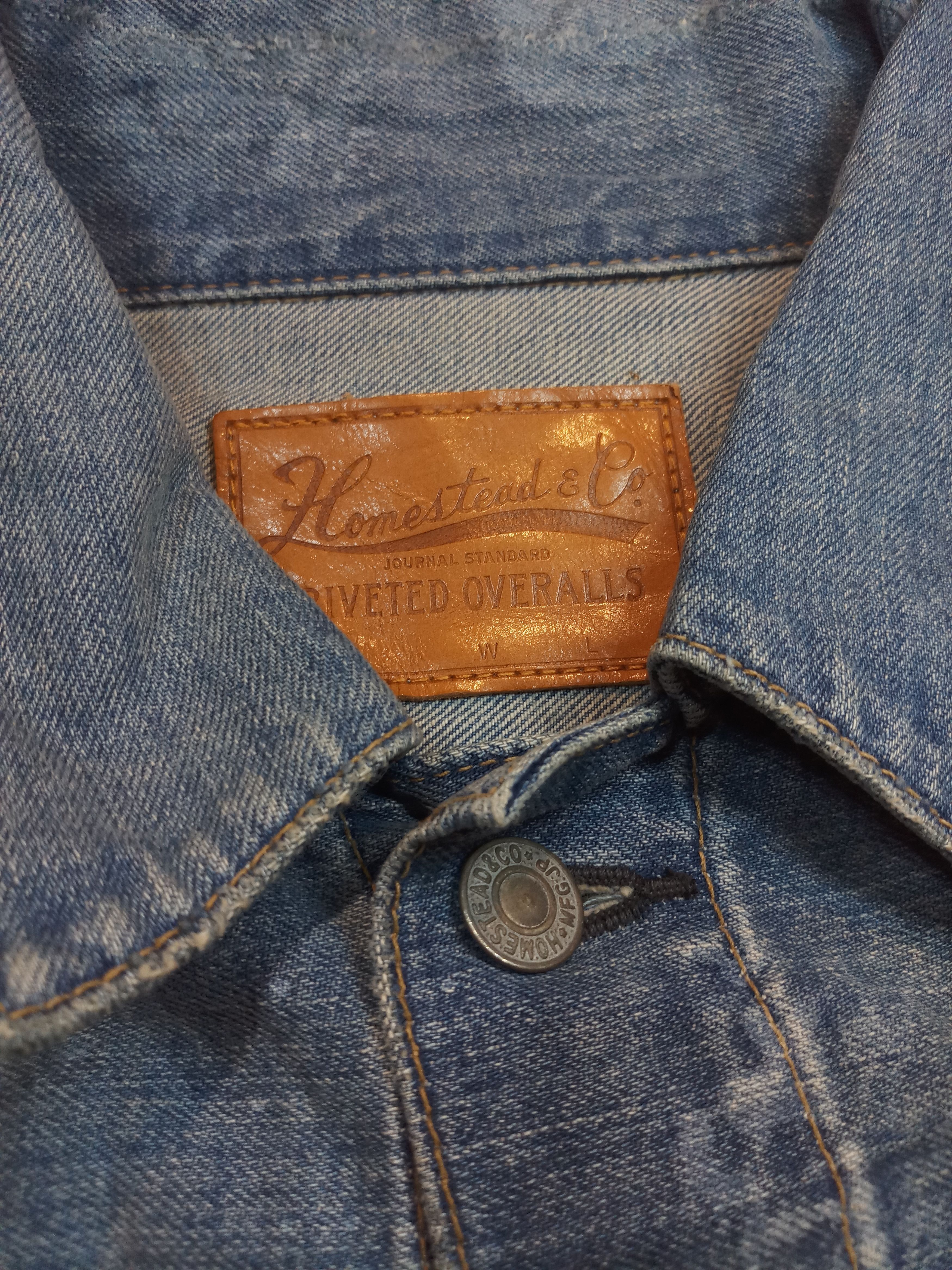 J.S. Homestead × Japanese Brand × Journal Standard Journal Standard Type II Denim Jacket Size US L / EU 52-54 / 3 - 3 Thumbnail