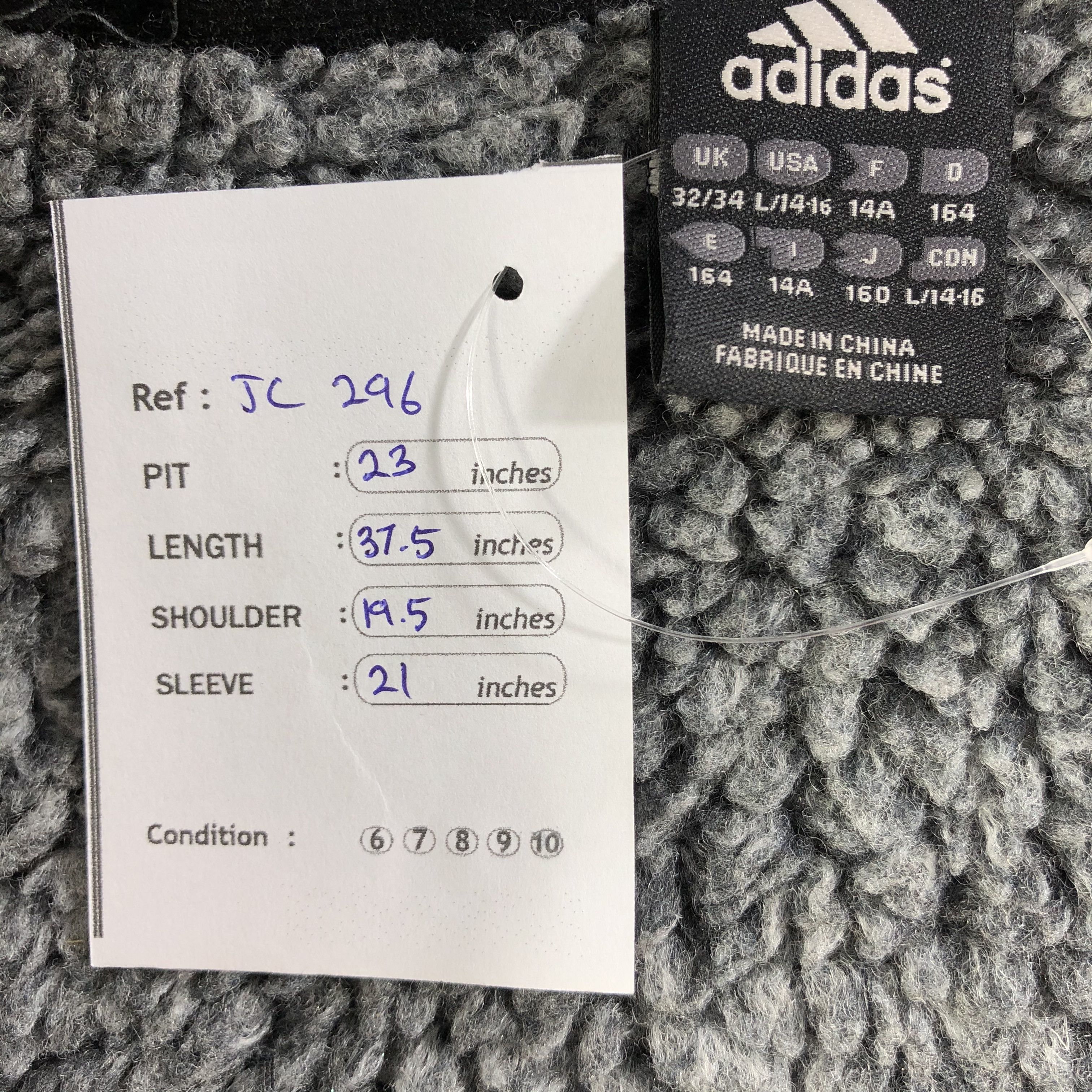 Adidas Adidas Hooded Bench Coat Jacket JC296 Size US L / EU 52-54 / 3 - 12 Thumbnail
