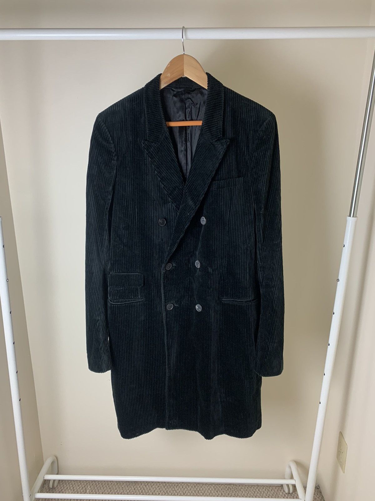 Haider Ackermann Haider Ackermann AW15 Double Breasted Corduroy Coat Size US S / EU 44-46 / 1 - 1 Thumbnail