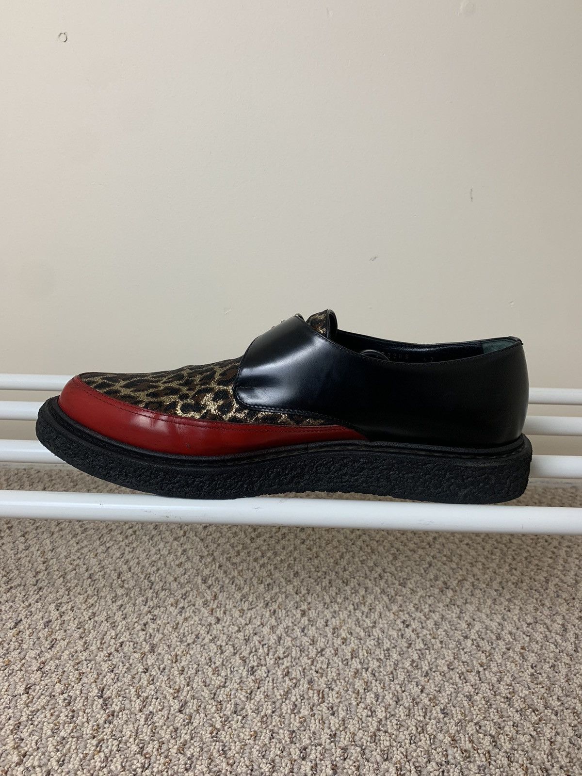 Hedi Slimane × Saint Laurent Paris Saint Laurent Paris Metallic Cheetah And Red AW14 Creepers Size US 10 / EU 43 - 5 Thumbnail