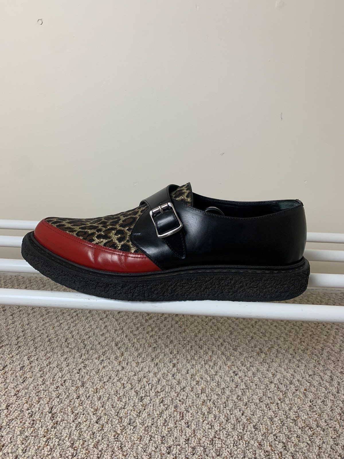 Hedi Slimane × Saint Laurent Paris Saint Laurent Paris Metallic Cheetah And Red AW14 Creepers Size US 10 / EU 43 - 7 Thumbnail
