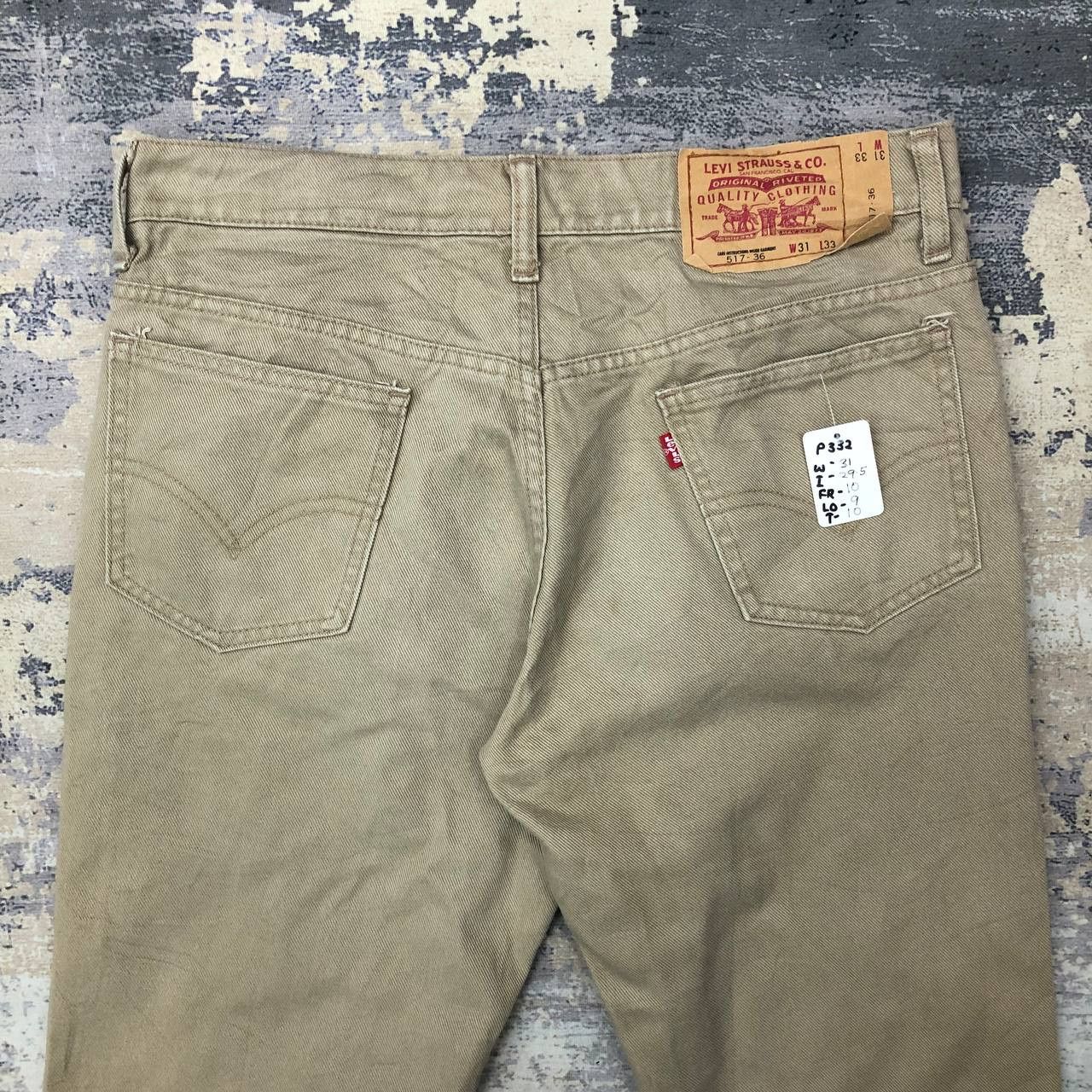 Levi's P332 LEVI'S FLARED DENIM JEANS Size US 31 - 4 Thumbnail