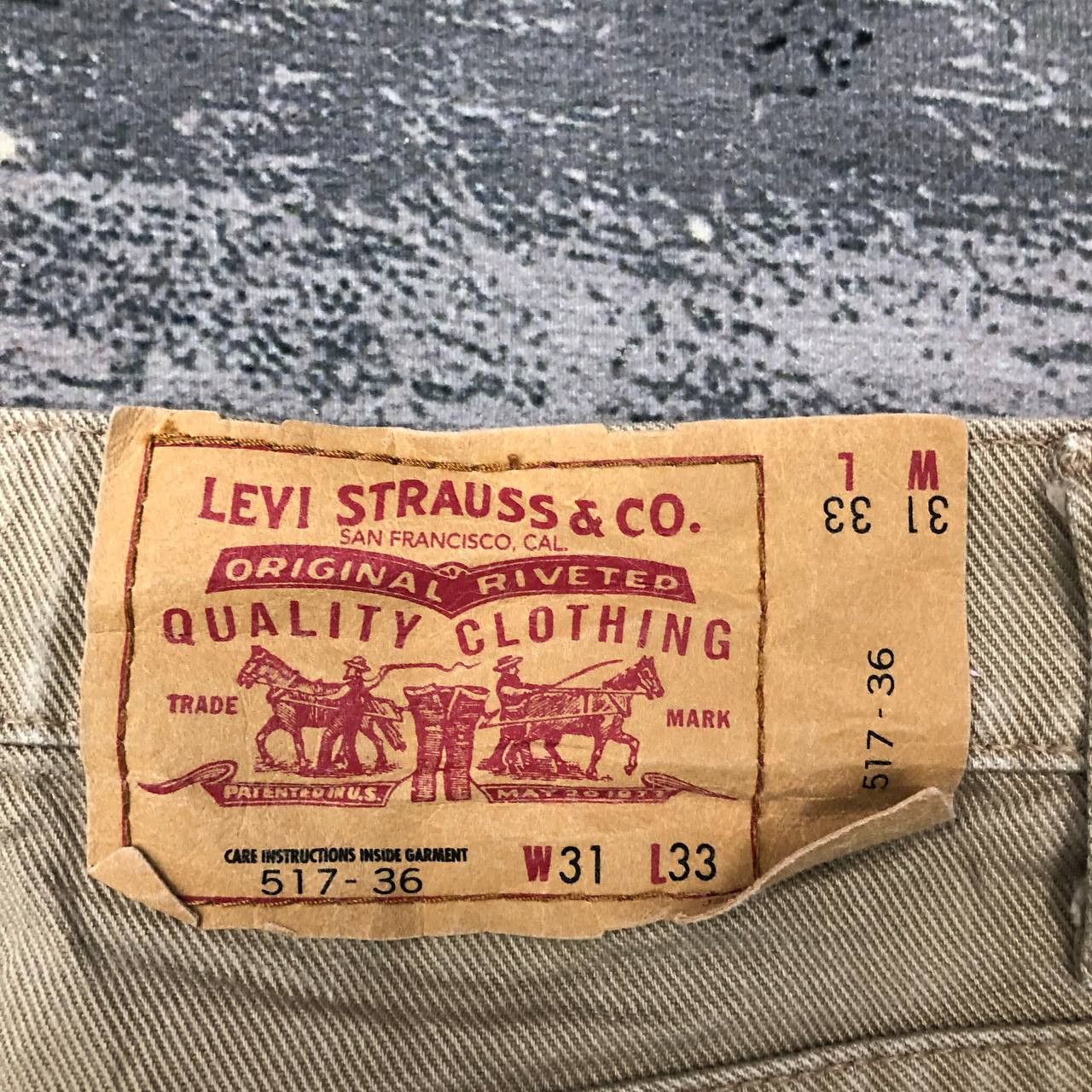 Levi's P332 LEVI'S FLARED DENIM JEANS Size US 31 - 5 Thumbnail