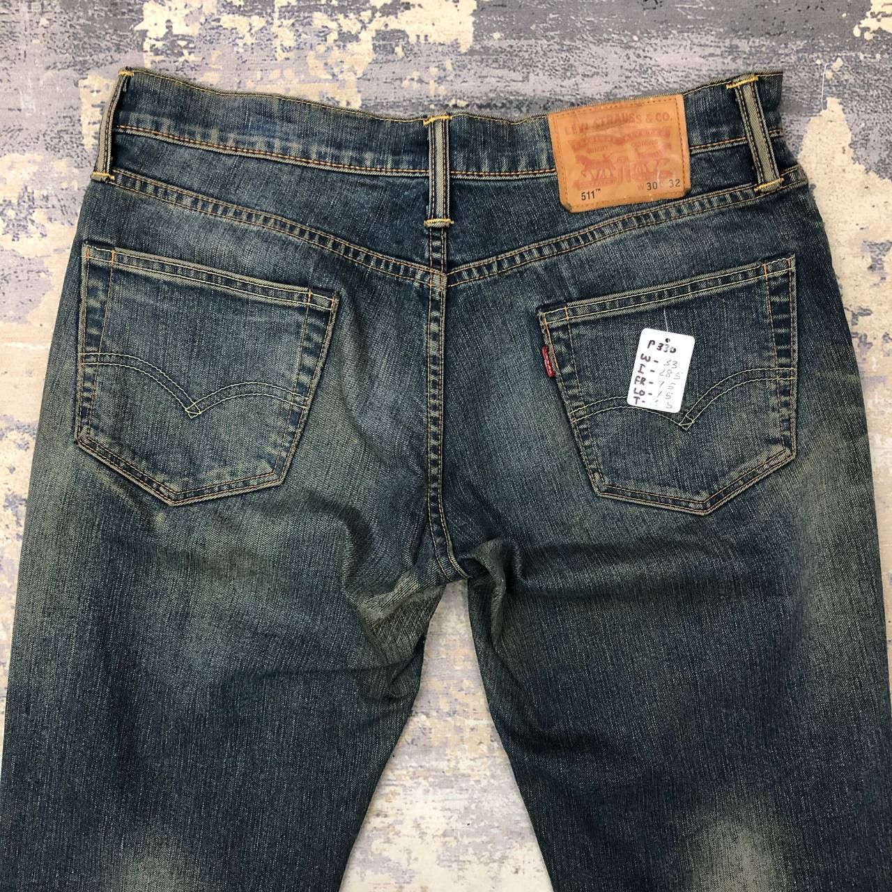 Levi's P330 LEVI'S 511 SLIMFIT DENIM JEANS Size US 33 - 4 Thumbnail