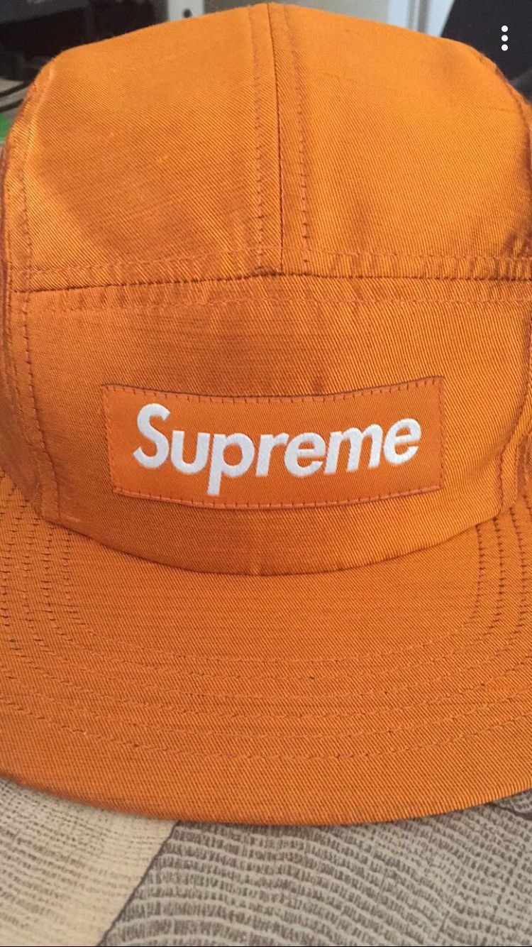 Supreme Supreme Silk Box Logo Hat Orange Need Gone Grailed