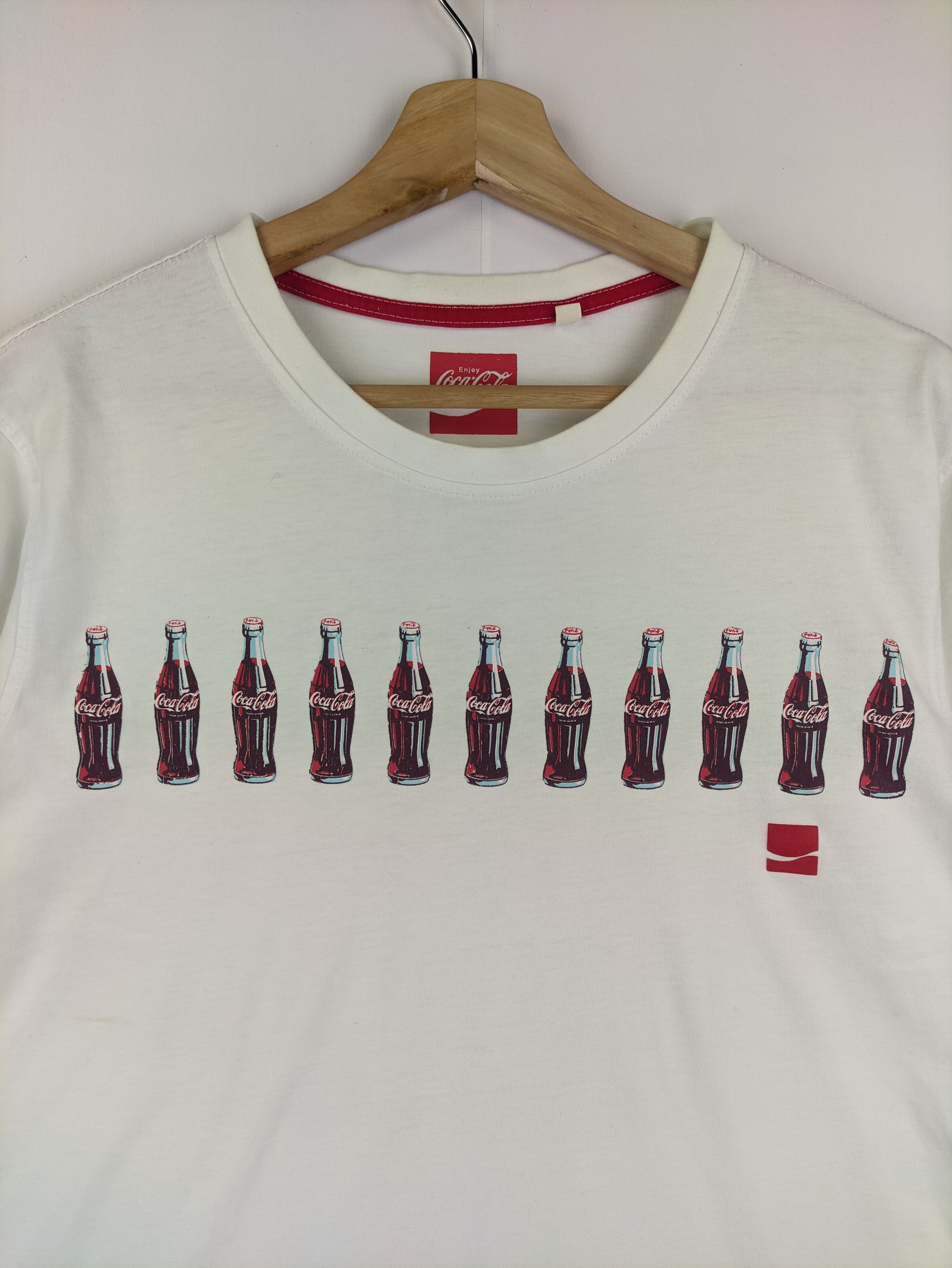 Coca Cola × Japanese Brand × Vintage Steals🔥Vintage T Shirt Coca Cola Bottle Tee(Combo Tee PM) Size US M / EU 48-50 / 2 - 5 Thumbnail