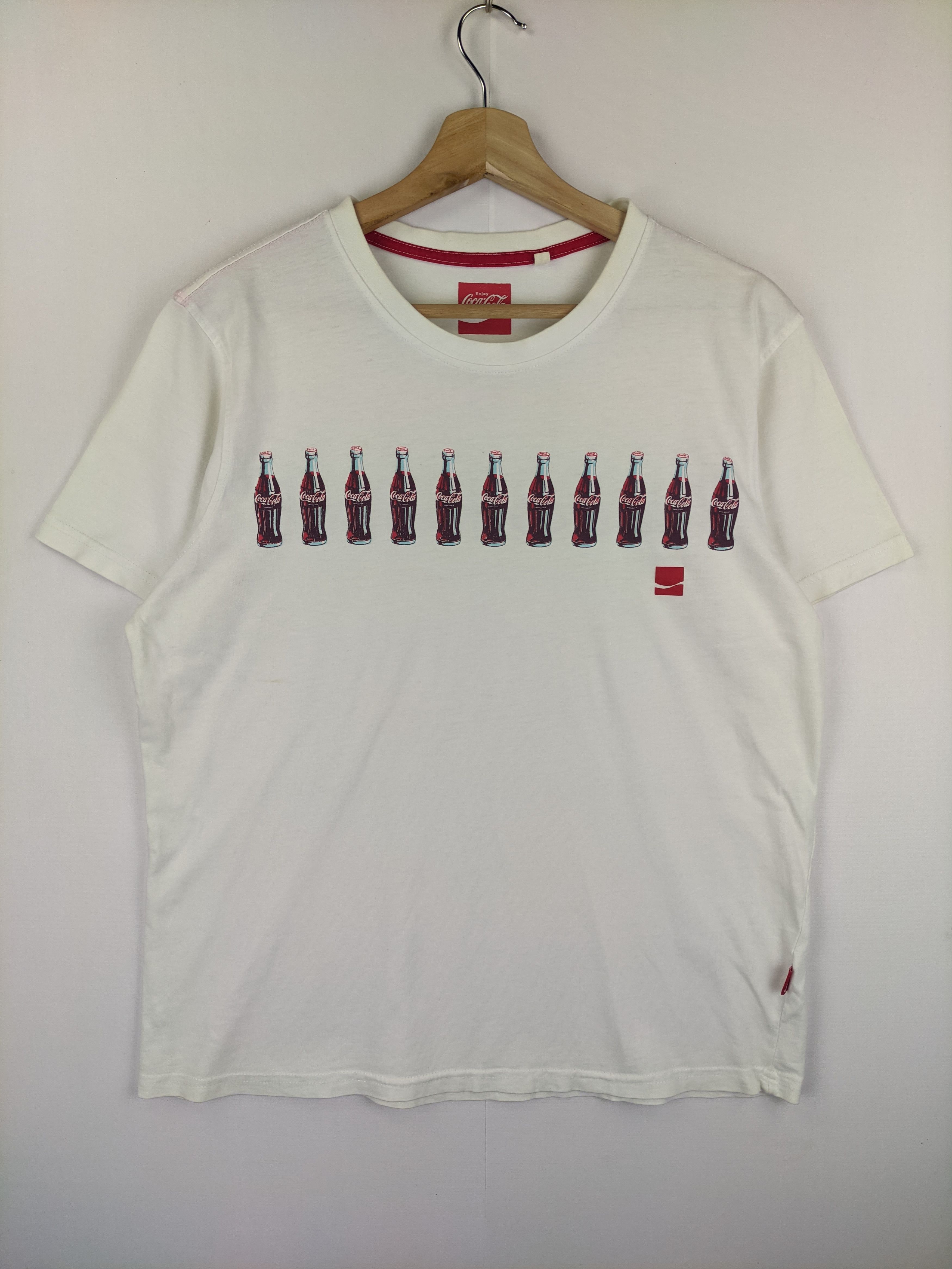 Coca Cola × Japanese Brand × Vintage Steals🔥Vintage T Shirt Coca Cola Bottle Tee(Combo Tee PM) Size US M / EU 48-50 / 2 - 1 Thumbnail