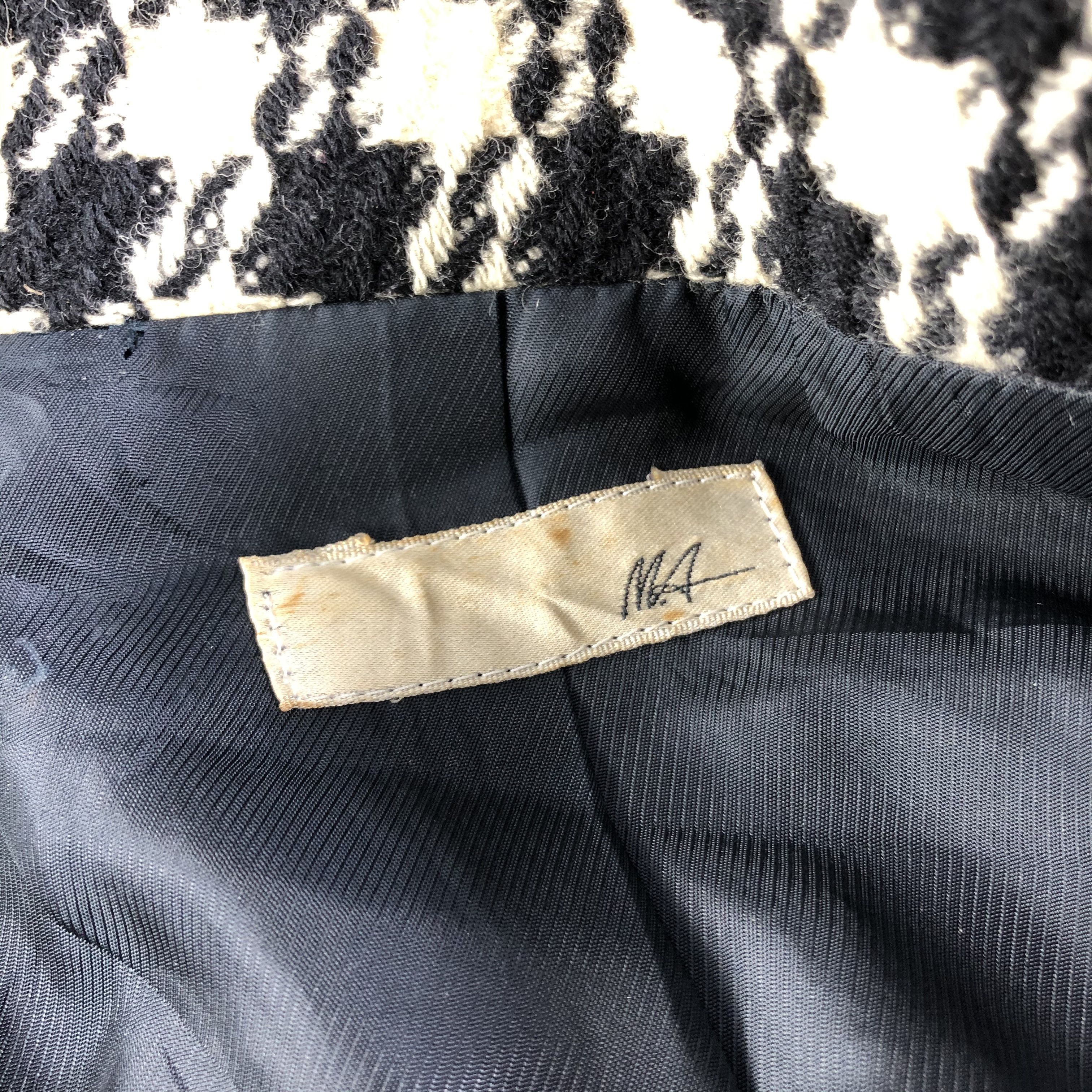 Japanese Brand Vintage Wool Houndstooth Coat Jacket JC297 Size US M / EU 48-50 / 2 - 5 Thumbnail