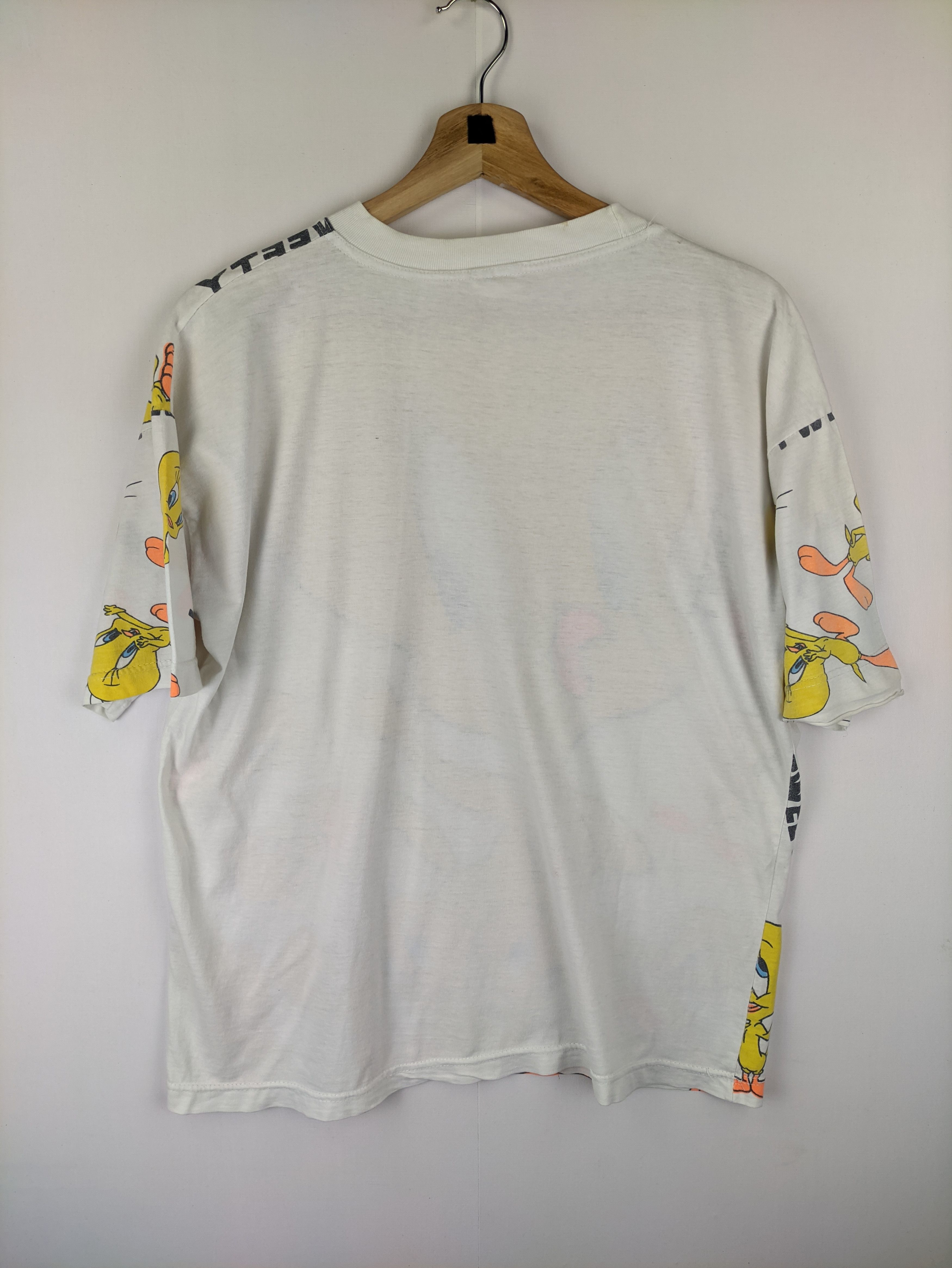 Cartoon Network Steals🔥T Shirt Tweety Bird Warner Bros Big Printed Tee Size US M / EU 48-50 / 2 - 2 Thumbnail