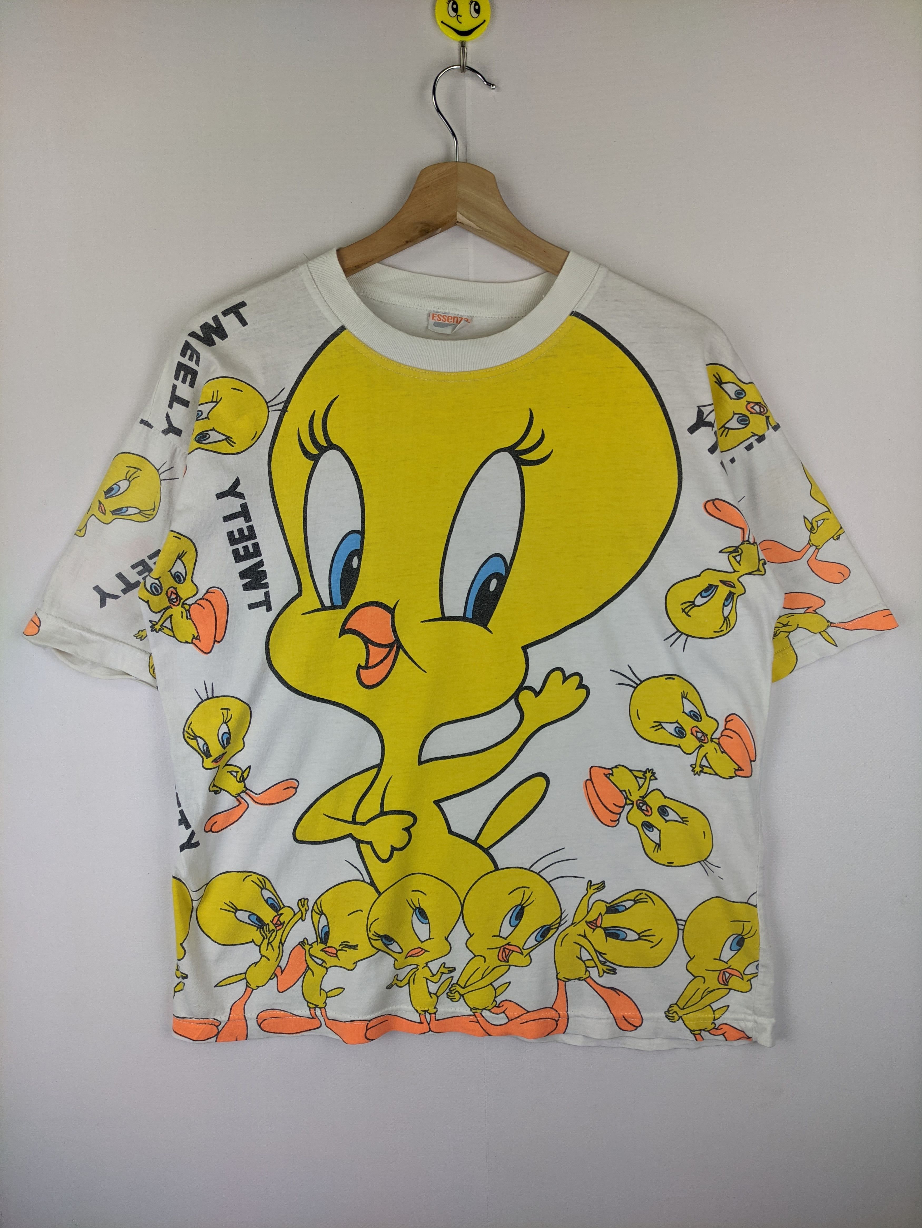 Cartoon Network Steals🔥T Shirt Tweety Bird Warner Bros Big Printed Tee Size US M / EU 48-50 / 2 - 1 Thumbnail