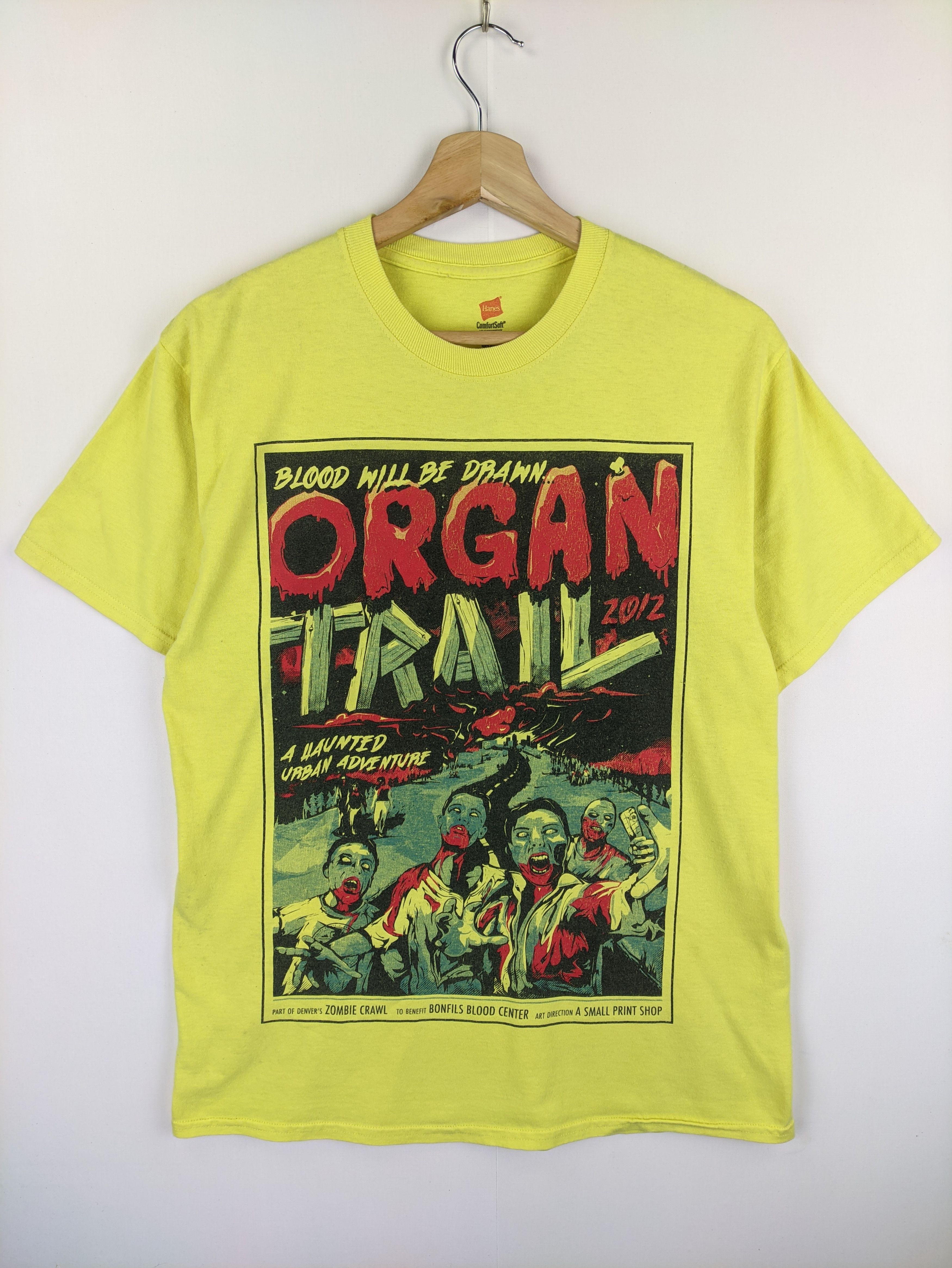 Japanese Brand Steals🔥Tshirt Organ Trail Zombie Movie Style Tee Size US M / EU 48-50 / 2 - 1 Thumbnail