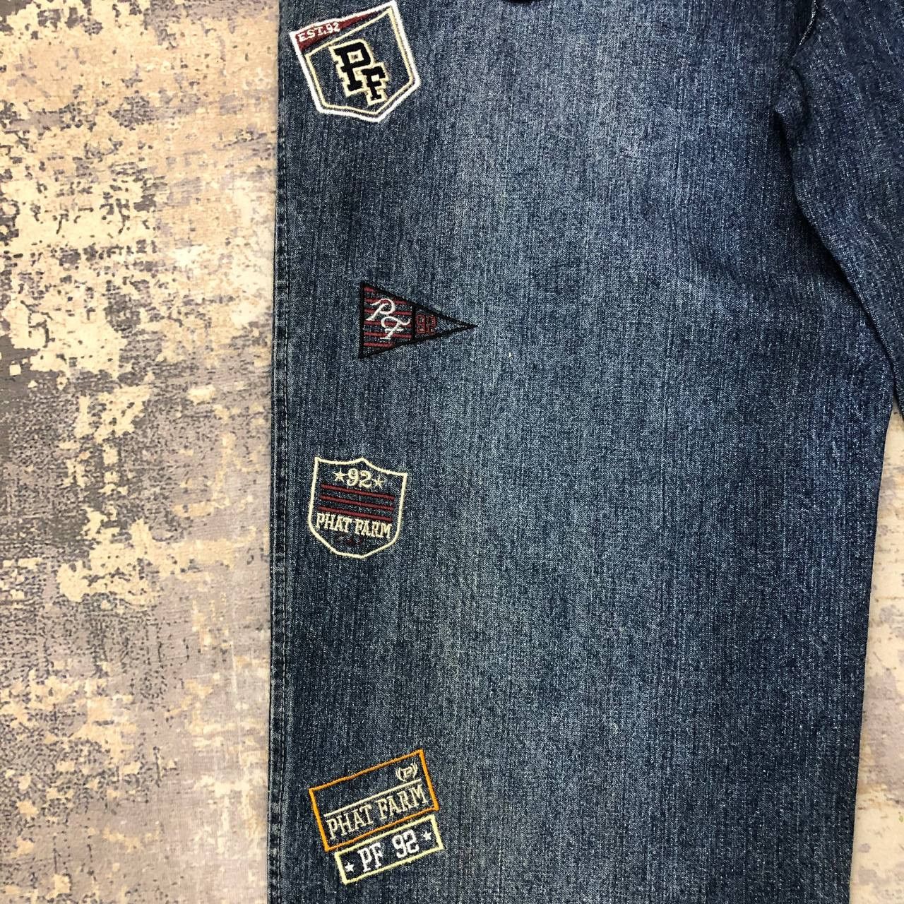 Phat Farm P278 90s PHAT FARM HIPHOP JEANS Size US 34 / EU 50 - 7 Thumbnail