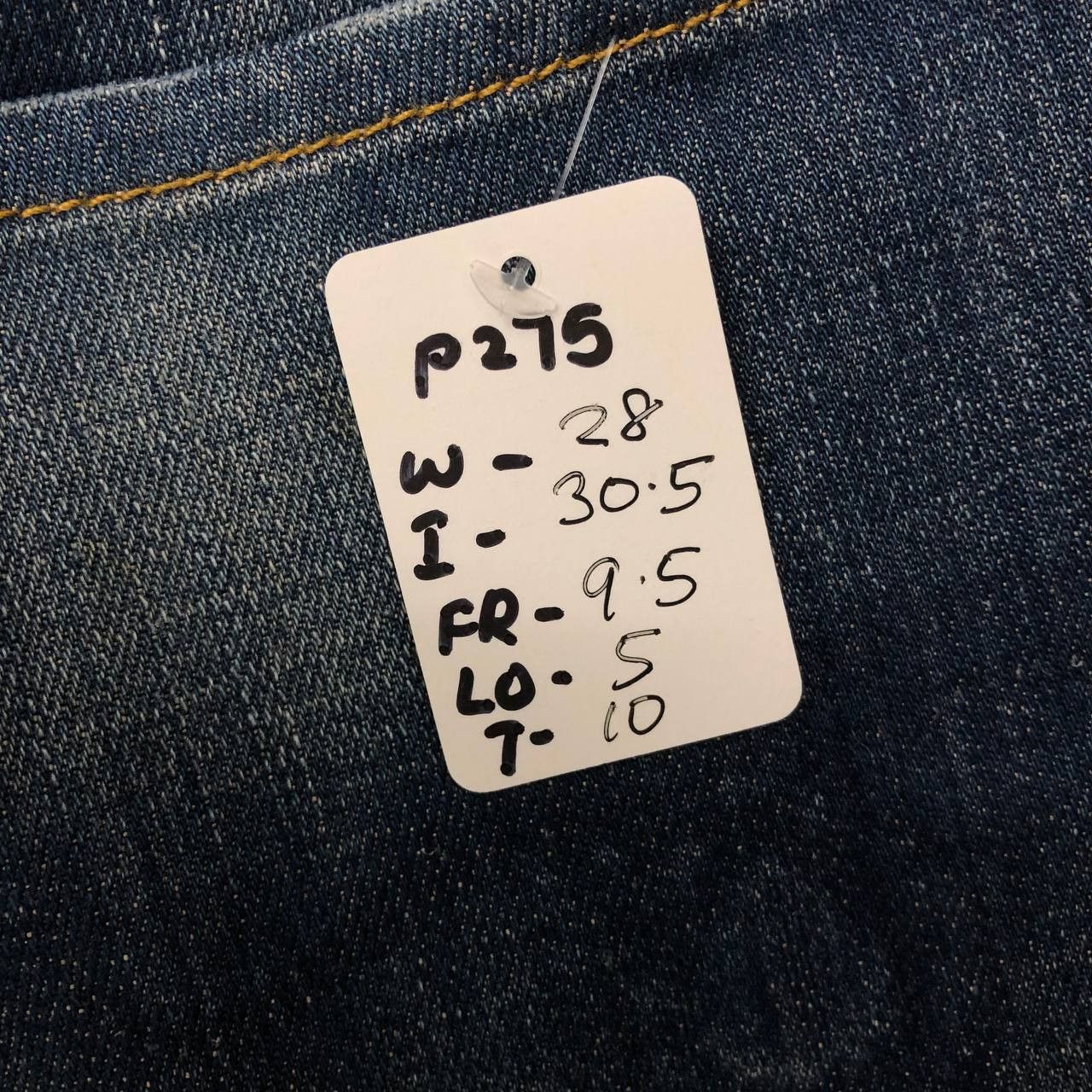 R13 P275 R13 SKINNY DENIM JEANS Size US 28 / EU 44 - 12 Thumbnail