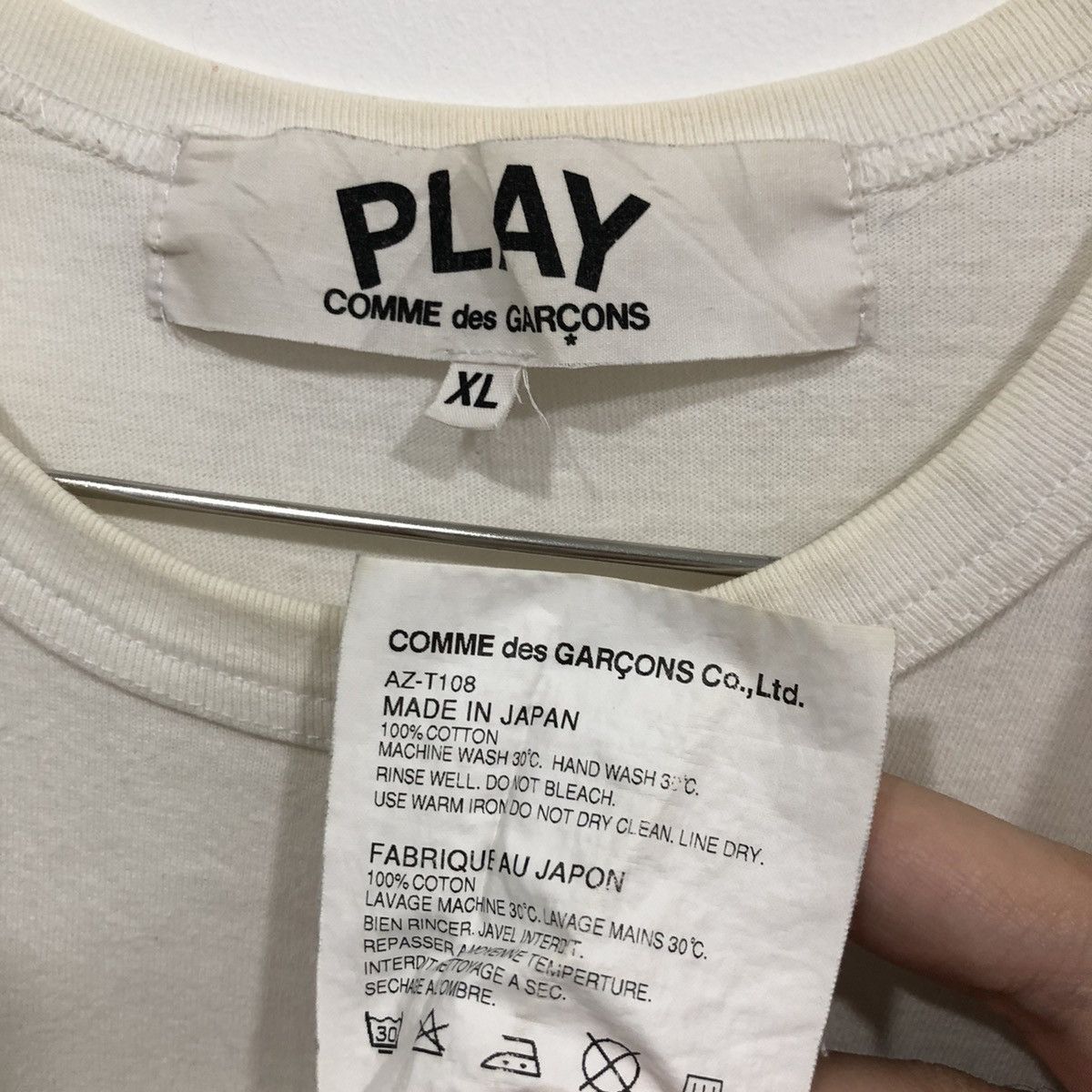 Comme des Garcons CDG Play Tee Size US M / EU 48-50 / 2 - 5 Thumbnail
