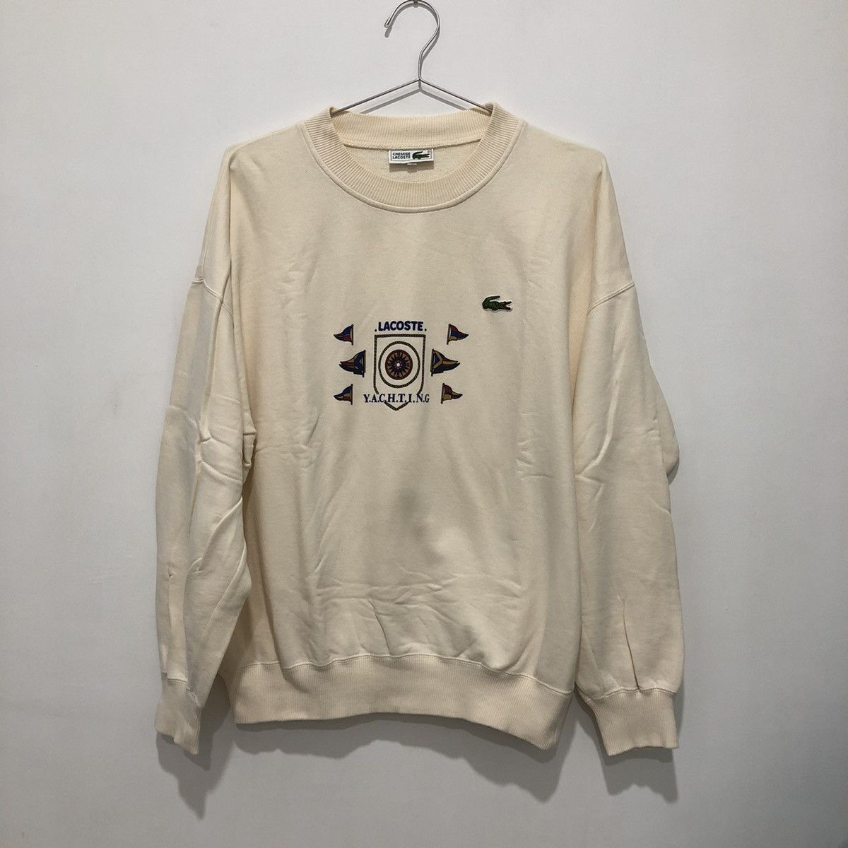 Lacoste Vintage Lacoste Yachting Sweatshirt Size US XL / EU 56 / 4 - 1 Thumbnail