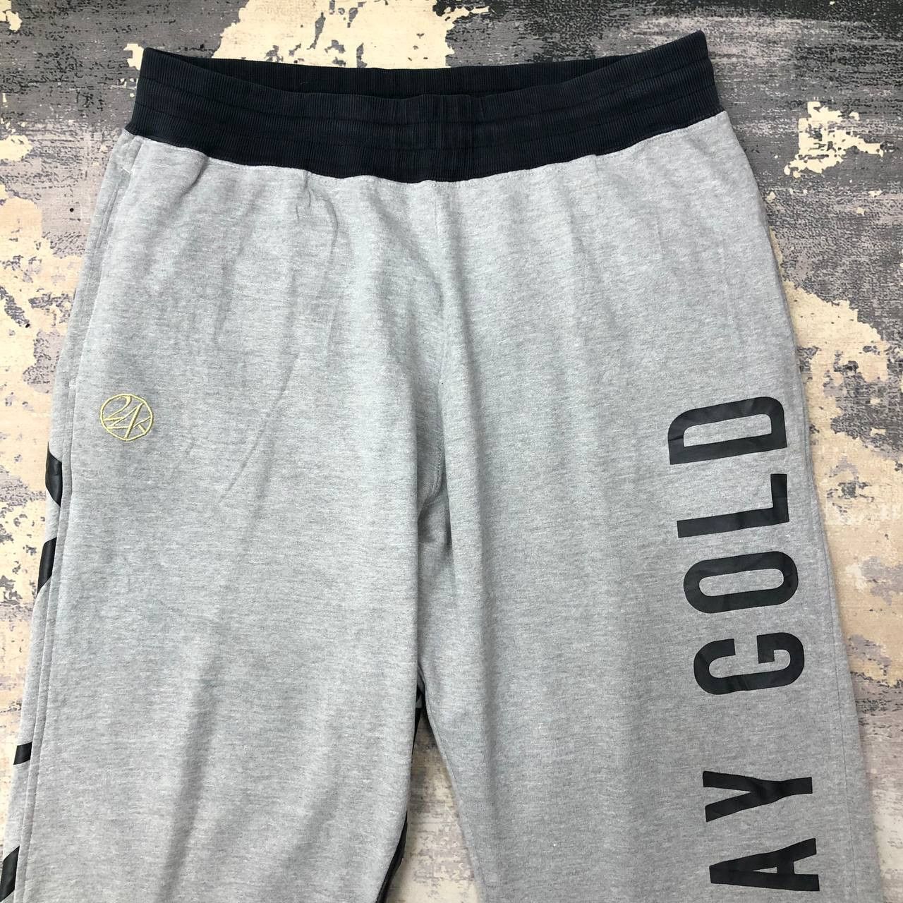 Japanese Brand P583 STAY GOLD 24 KARATS SWEATPANTS Size US 37 - 3 Thumbnail