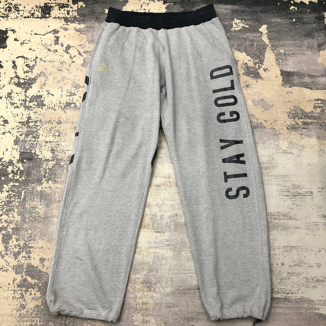 Japanese Brand P583 STAY GOLD 24 KARATS SWEATPANTS Size US 37 - 2 Thumbnail