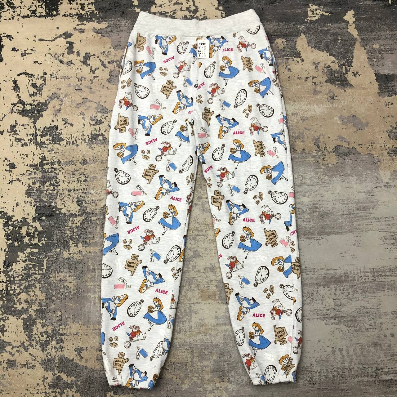 Disney P580 ALICE IN WONDERLAND DISNEY SWEATPANTS Size 31" - 2 Thumbnail