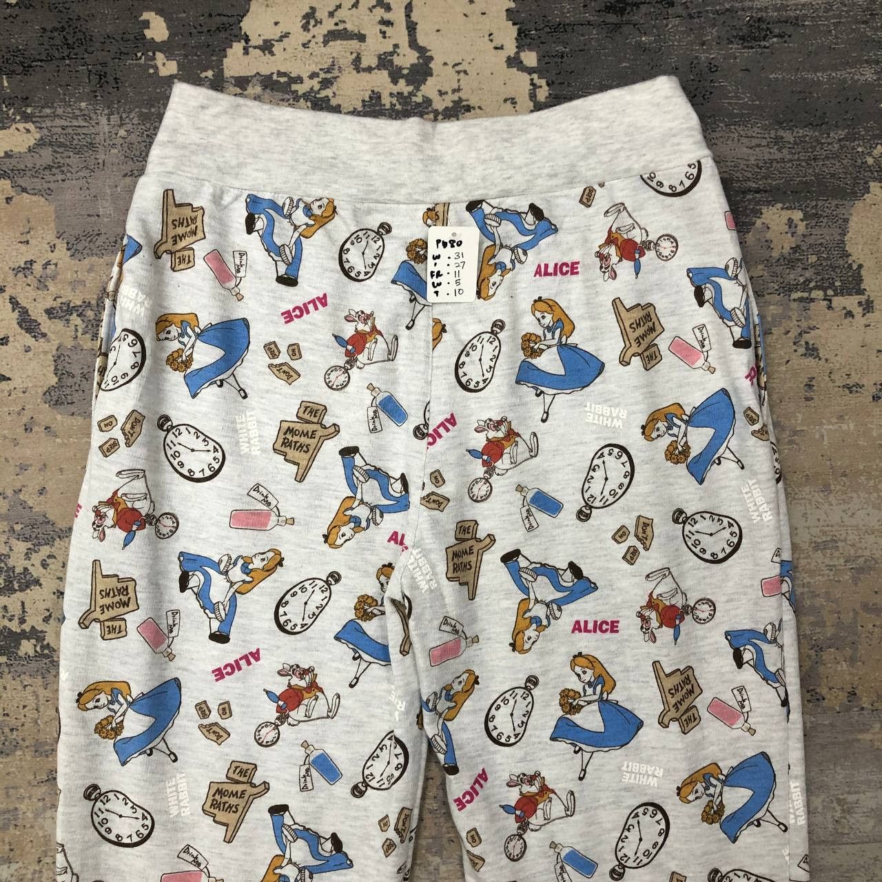 Disney P580 ALICE IN WONDERLAND DISNEY SWEATPANTS Size 31" - 4 Thumbnail