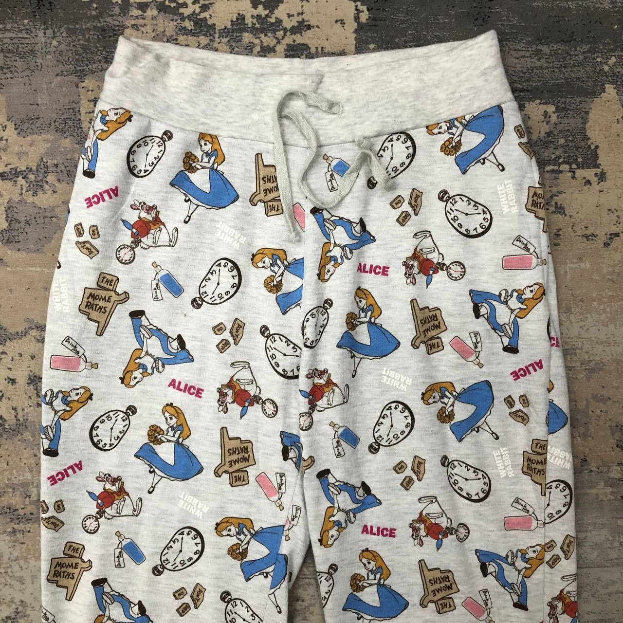 Disney P580 ALICE IN WONDERLAND DISNEY SWEATPANTS Size 31" - 3 Thumbnail