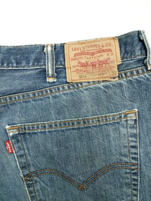 Levi's Vintage Levi's 501 Distressed Jeans 40x32 Size US 40 / EU 56 - 4 Thumbnail