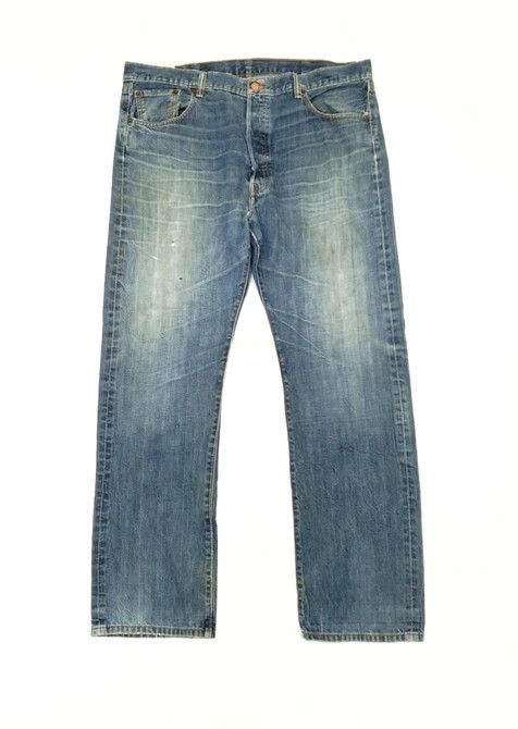 Levi's Vintage Levi's 501 Distressed Jeans 40x32 Size US 40 / EU 56 - 1 Thumbnail